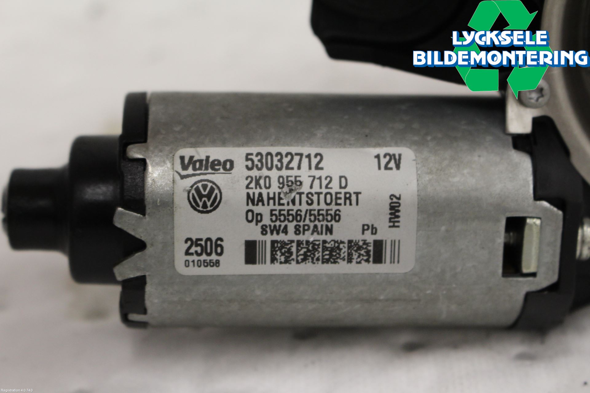 Volkswagen VW CADDY 16-20 Torkarmotor Baklucka
