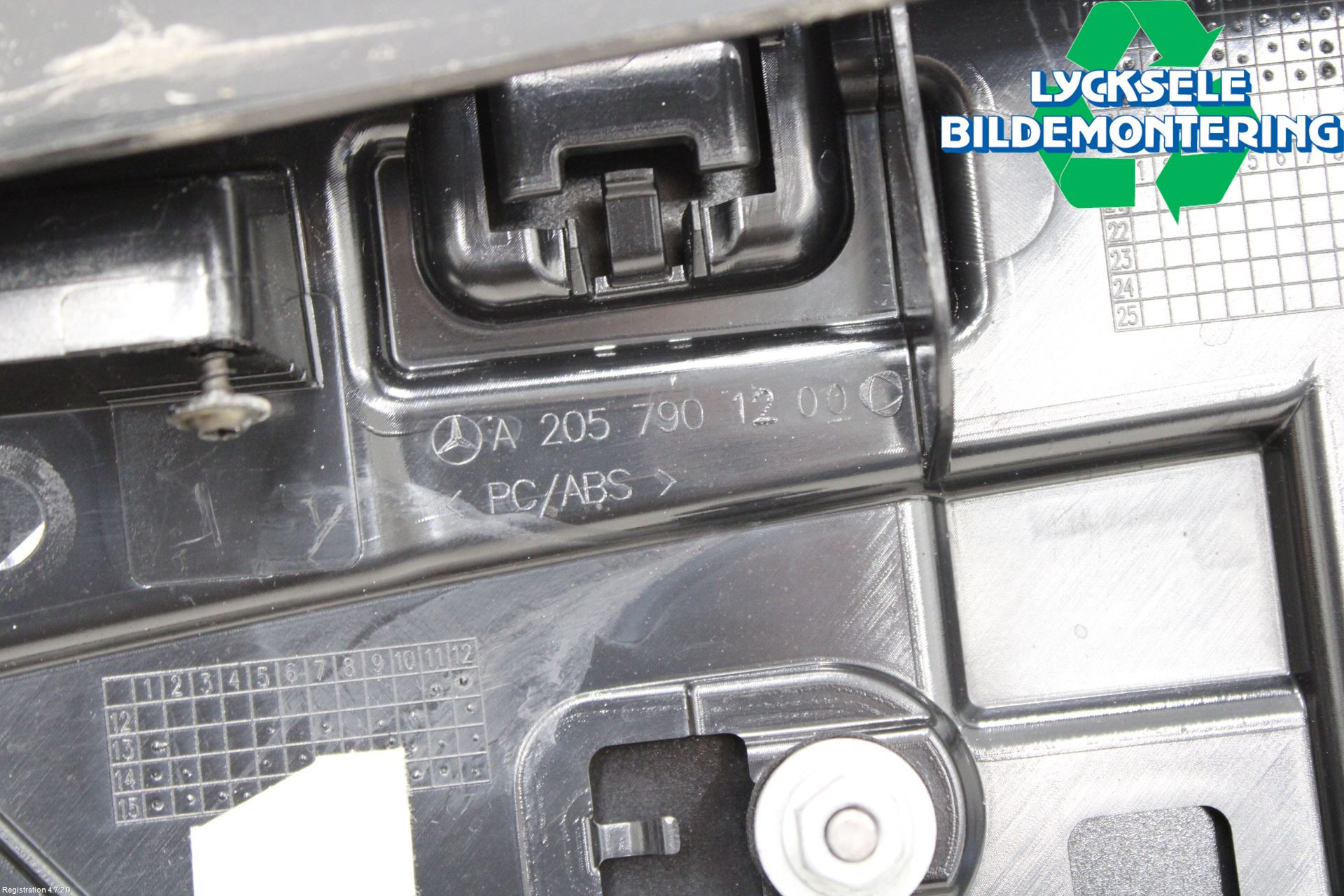 Mercedes-Benz MB C-KLASS (W205) 14-21 Spoiler Baklucka