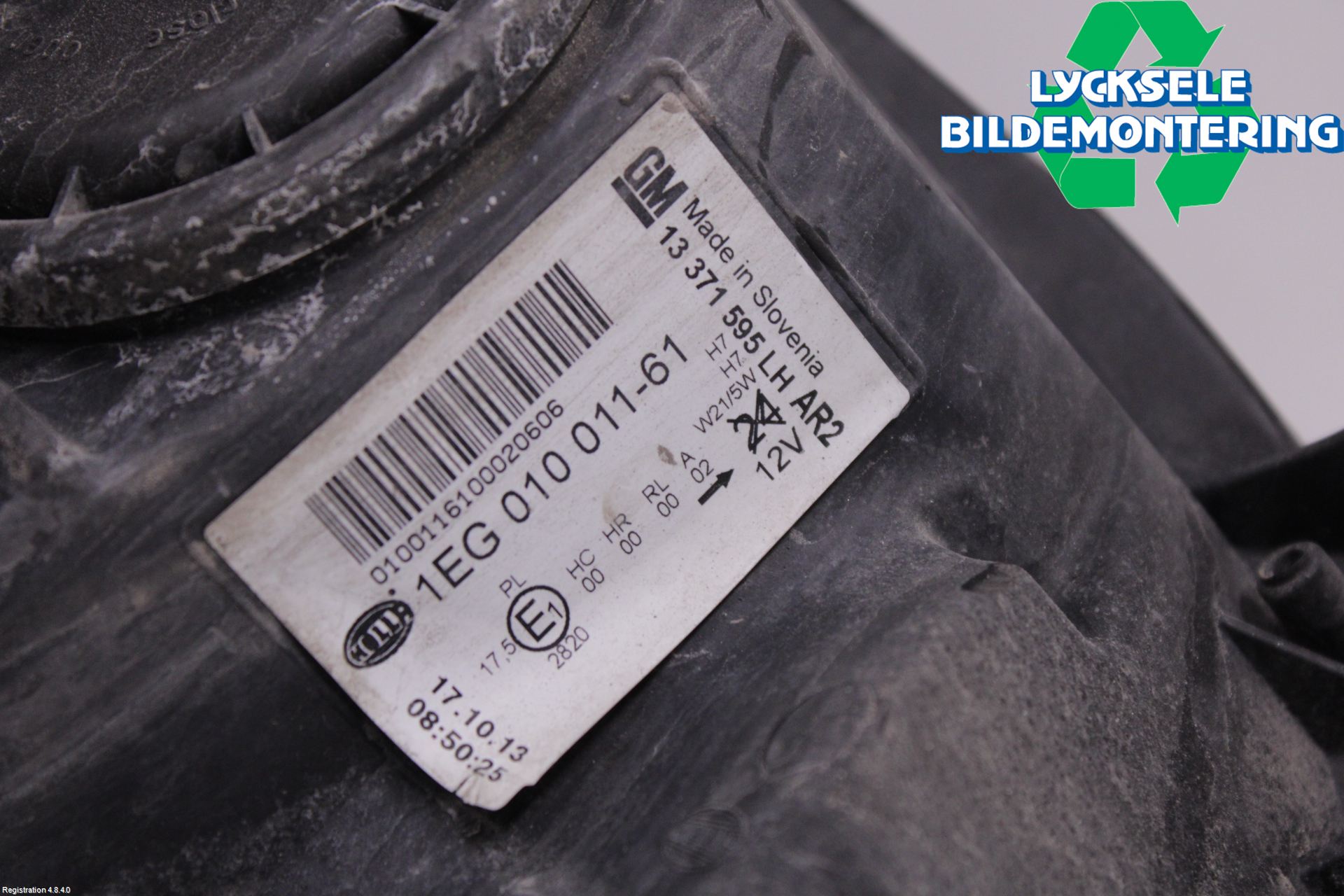 Opel ASTRA J 10-15 Strålkastare Vänster