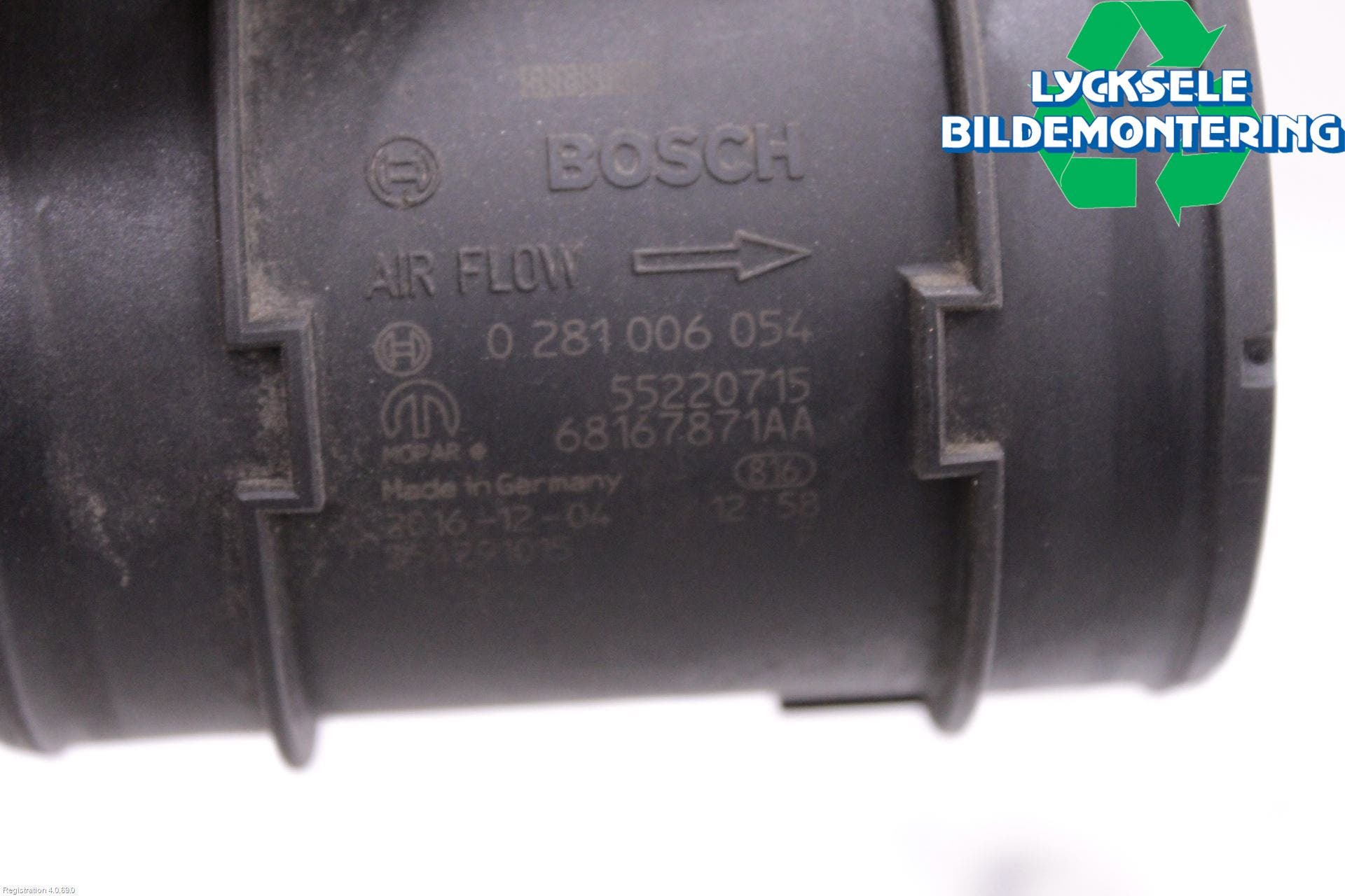 Opel COMBO D 12-18 Injluftmassamätare