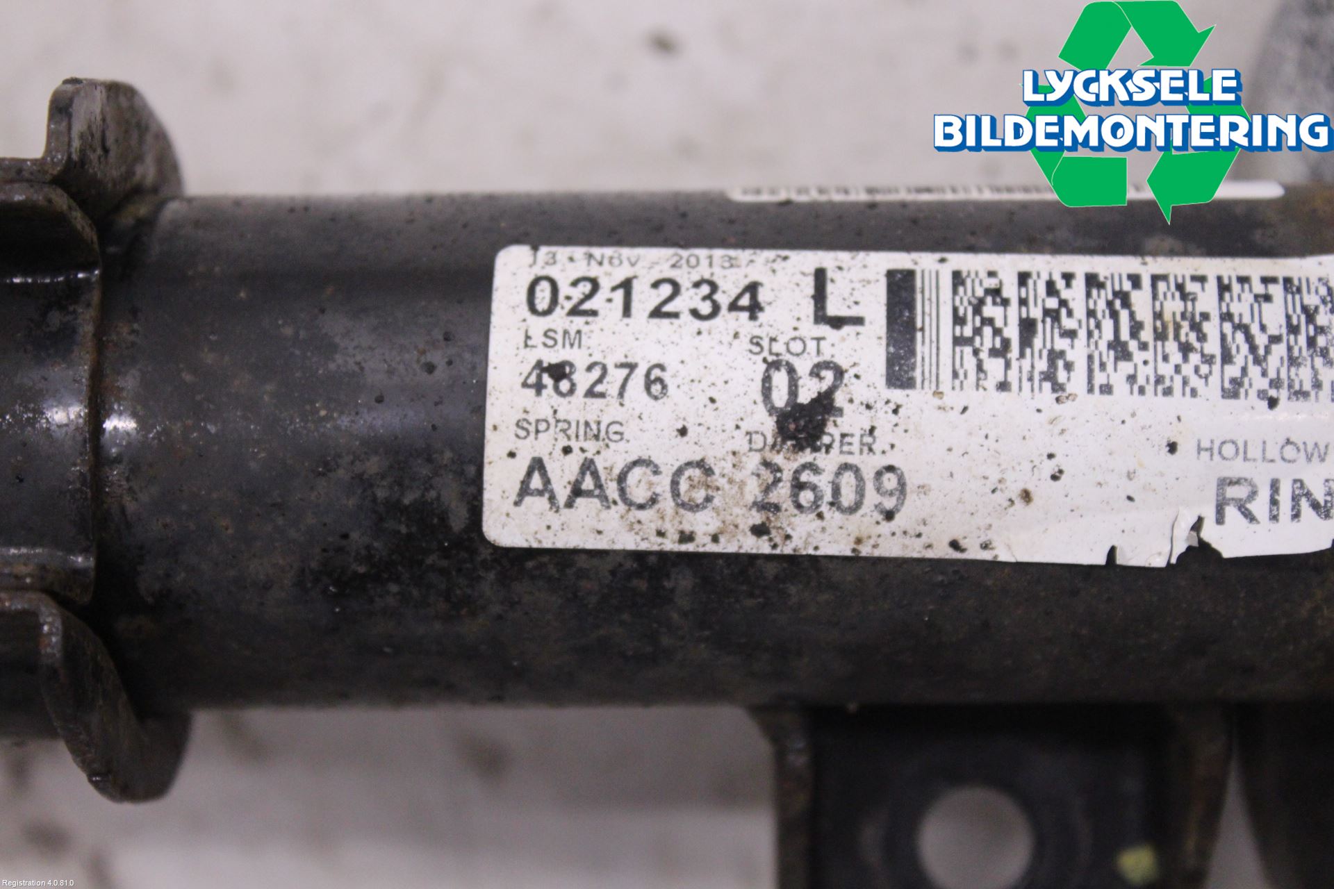 Opel ASTRA J 10-15 Fjäderben Fram Vänster