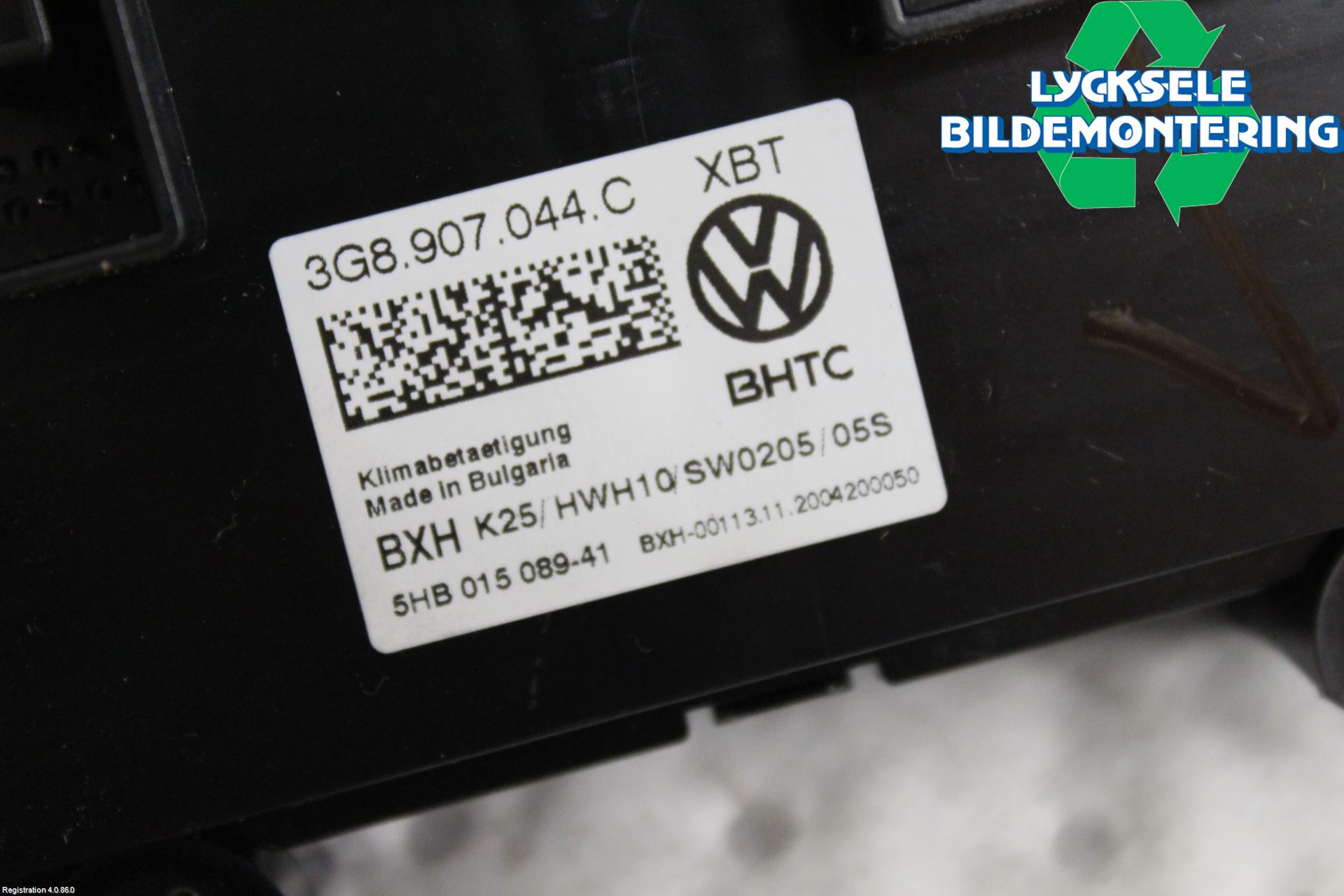Volkswagen VW PASSAT 20-24 Ac Styrenhet Ac Manöveren