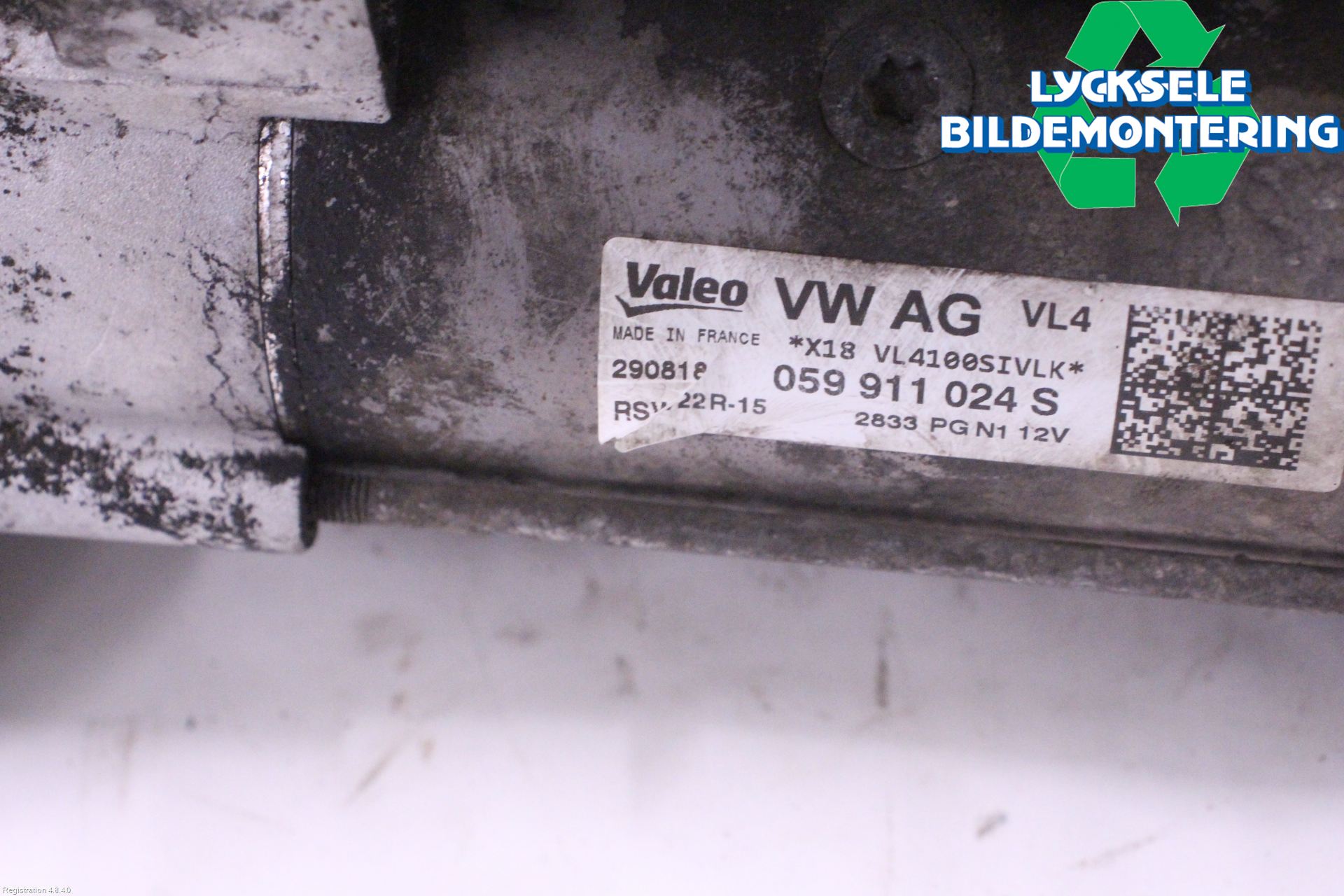 Volkswagen VW AMAROK 2H 10-22 Startmotor Diesel