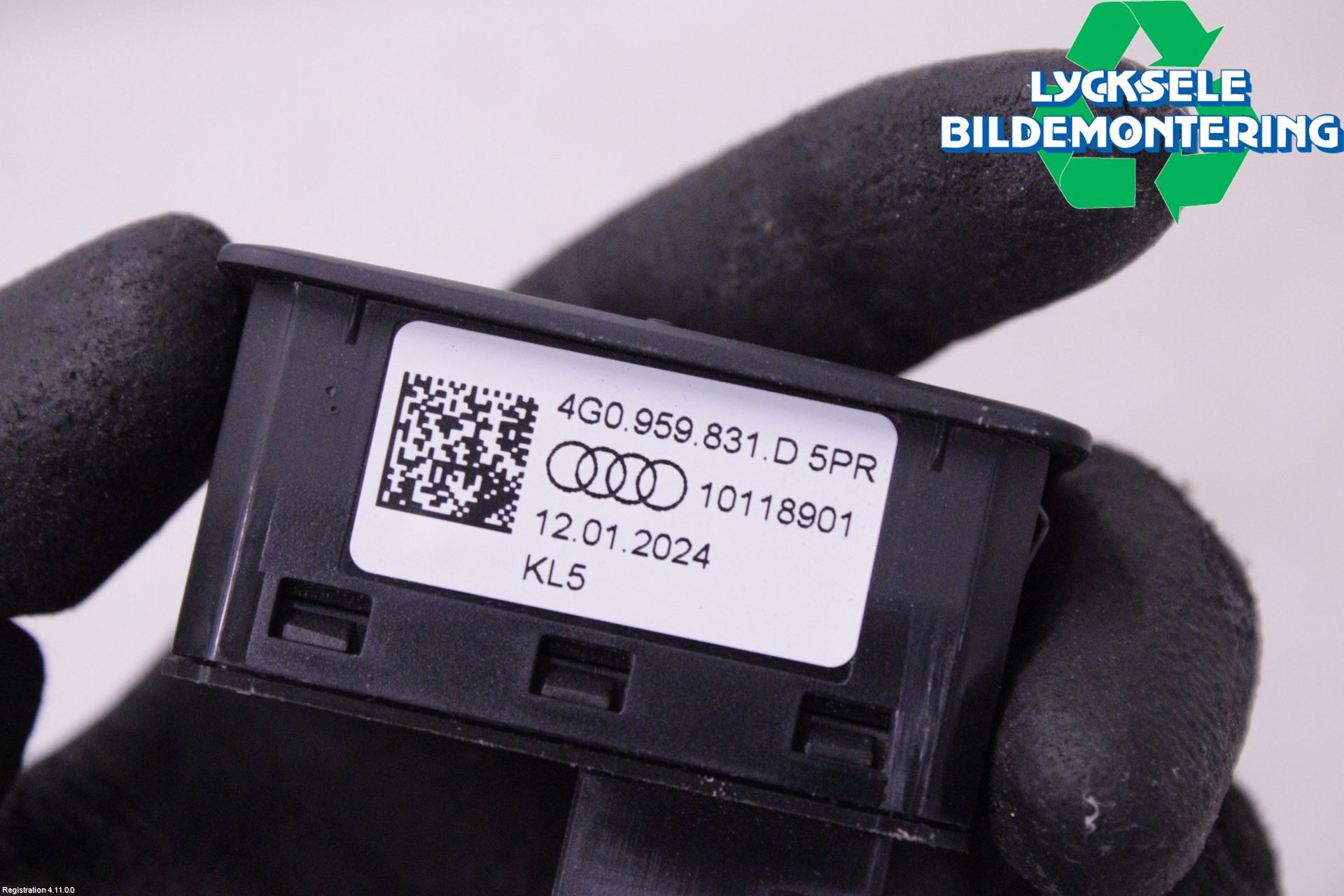 Audi Q4 E-TRON FZ 22- Strömställare Baklucka