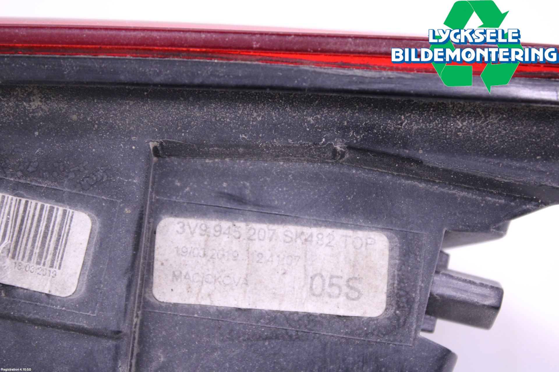 Skoda SUPERB 16-24 Bakljus Vänster