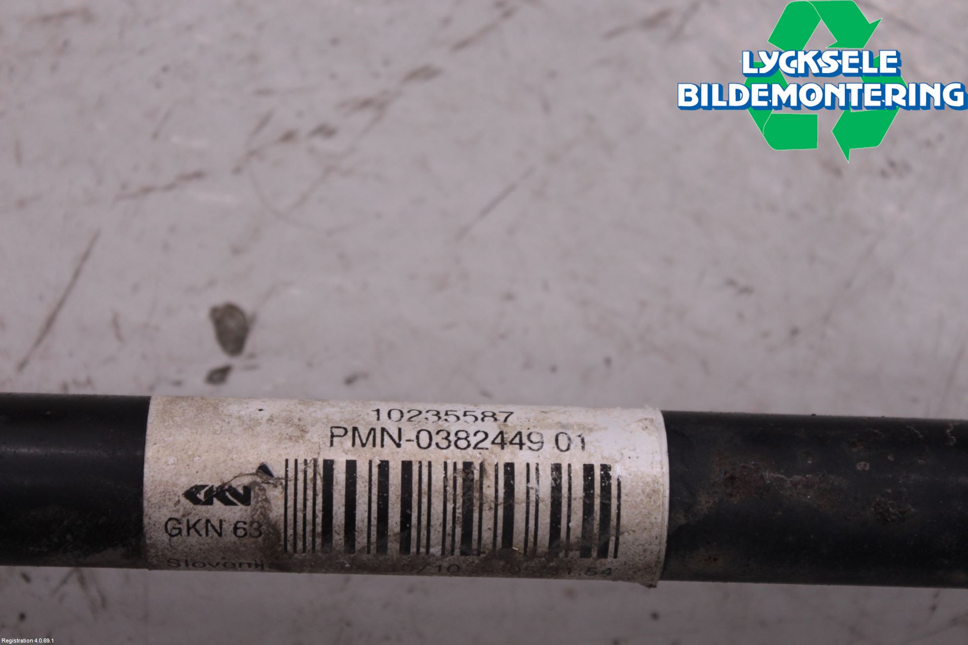 Mini COUPE R56 05-14 Drivaxel Bak Vänster