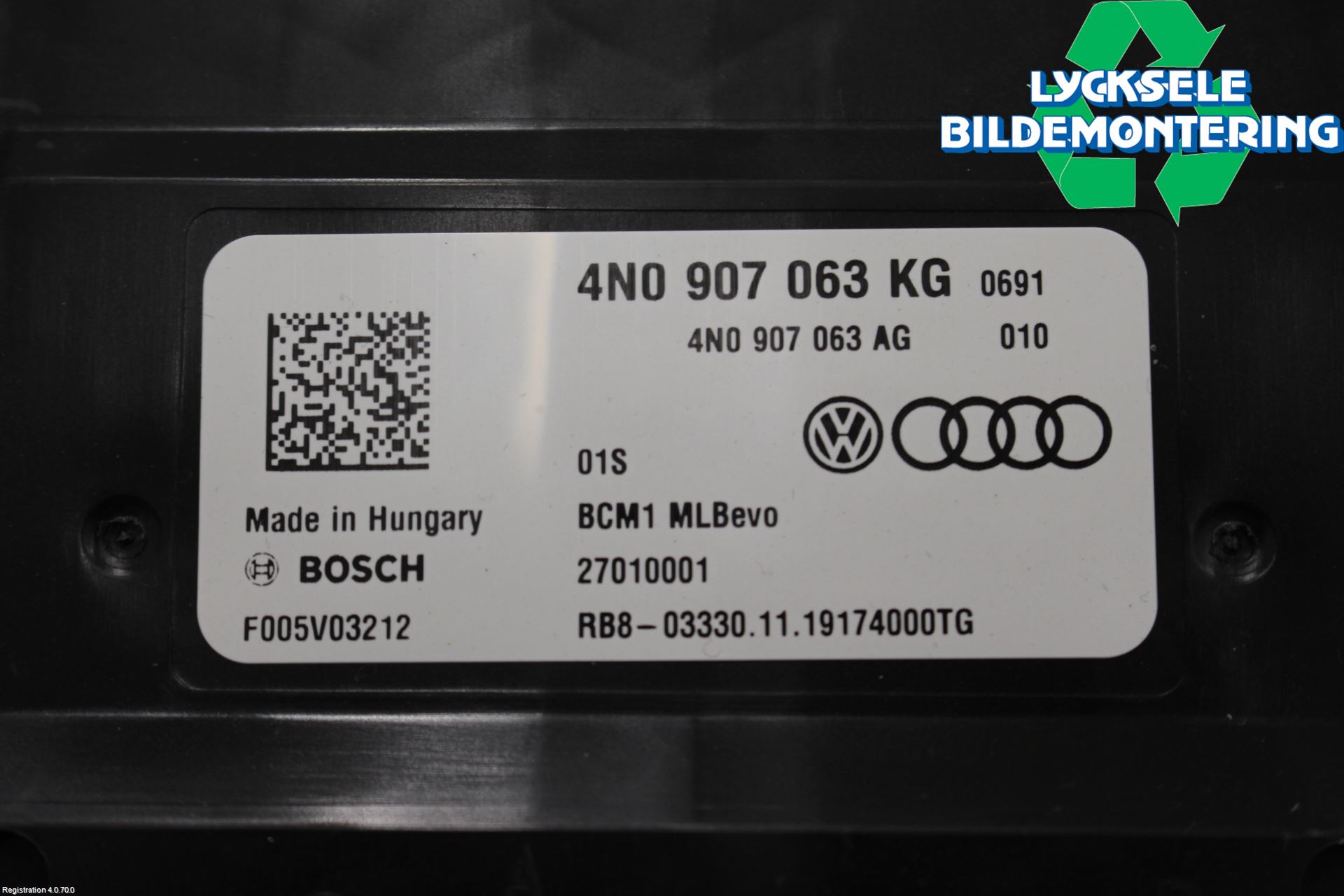 Audi A6 F2/C8 19- Styrenhet Övrigt