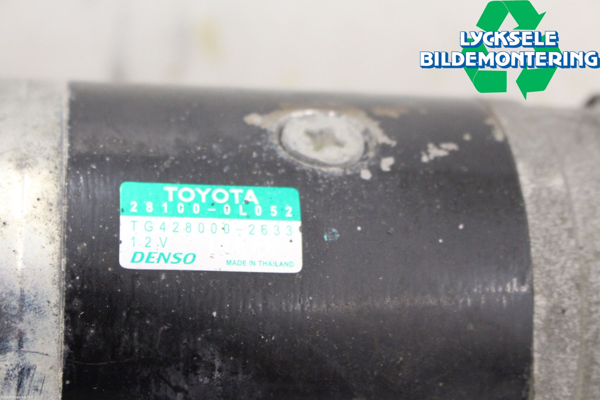 Toyota HILUX 16- Startmotor Diesel