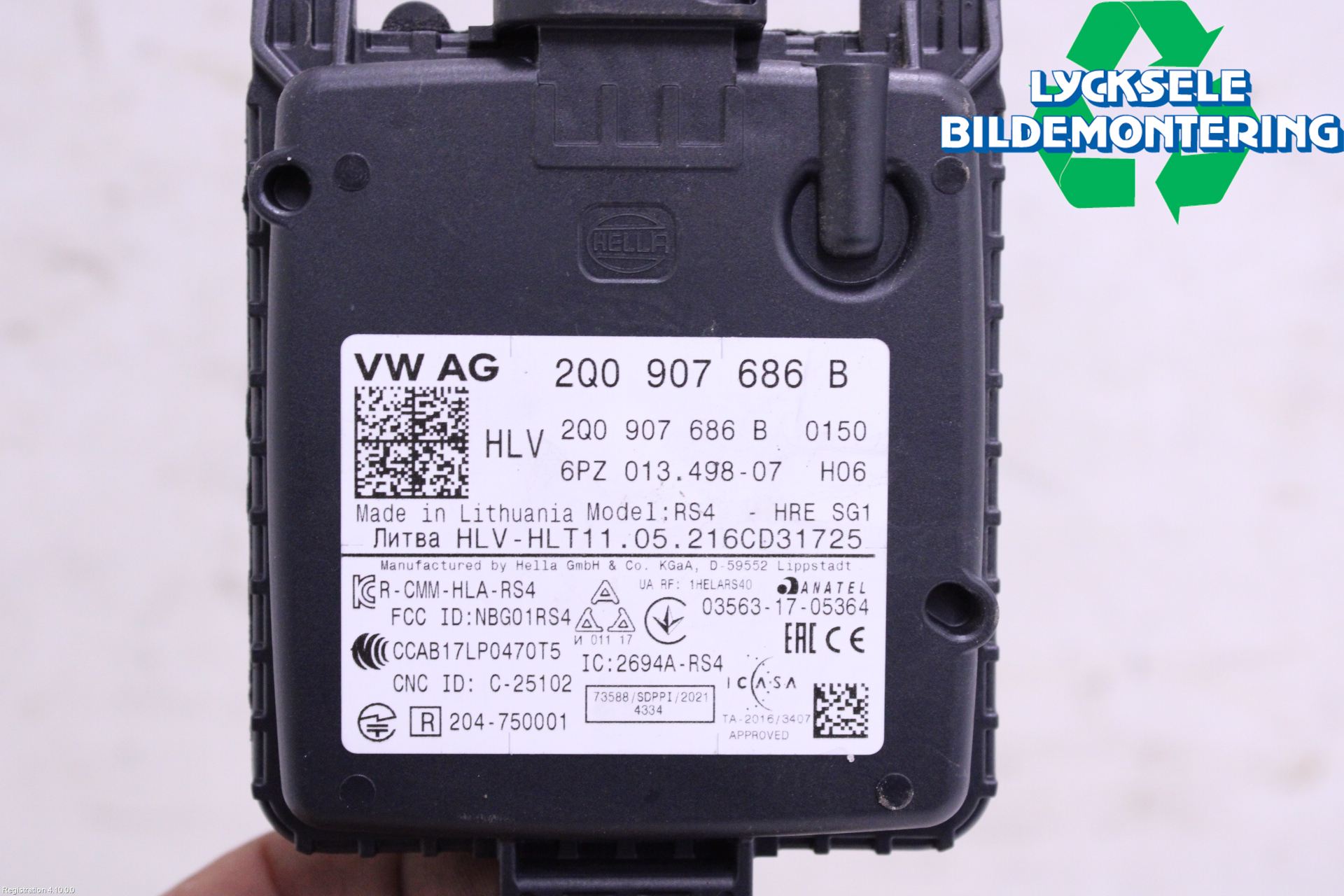 Volkswagen VW T-CROSS 19- Sensor Aktivt Kollisionsskydd