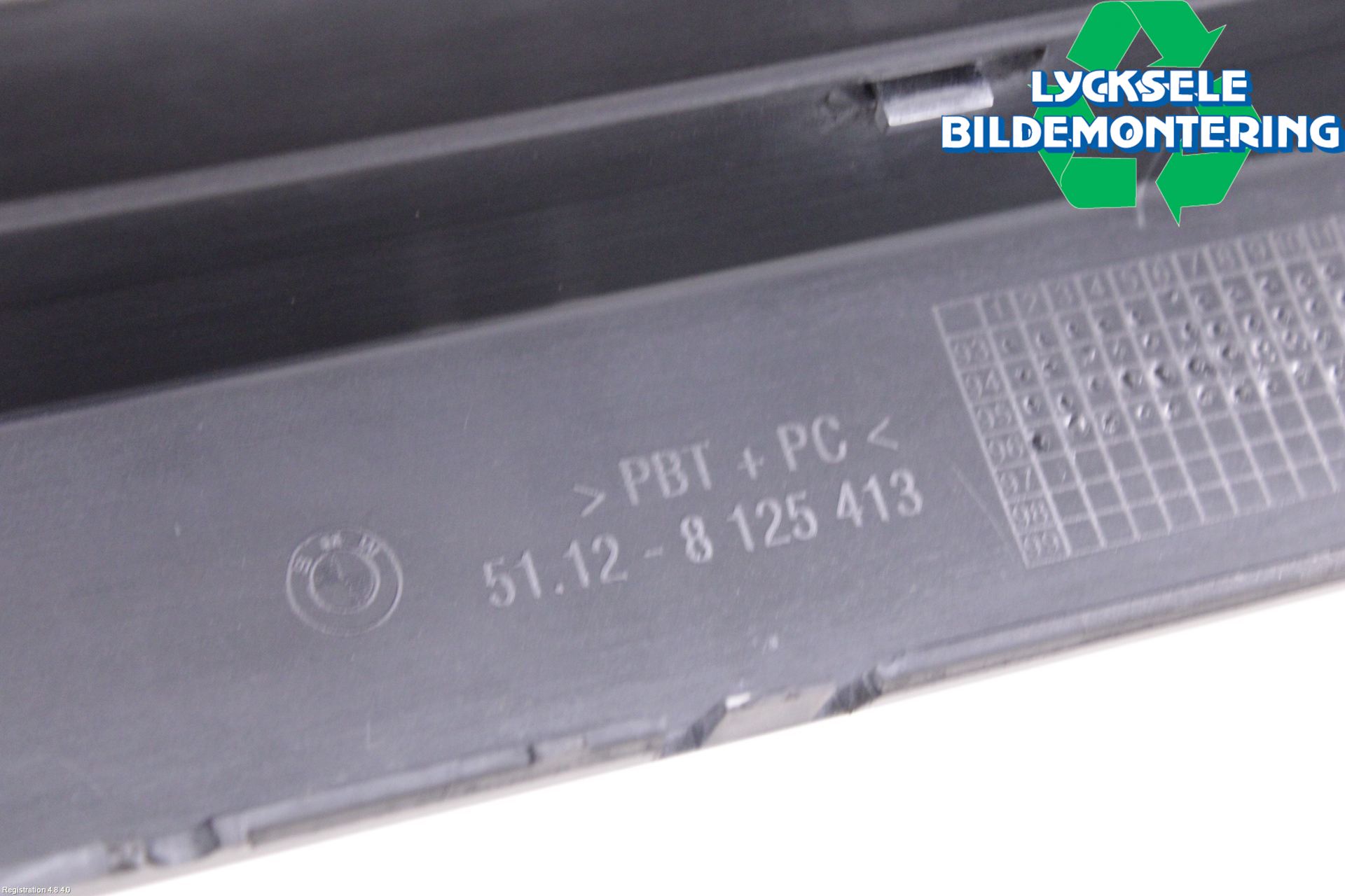 BMW 7 E38      93-01 Stötfångarlist Bak