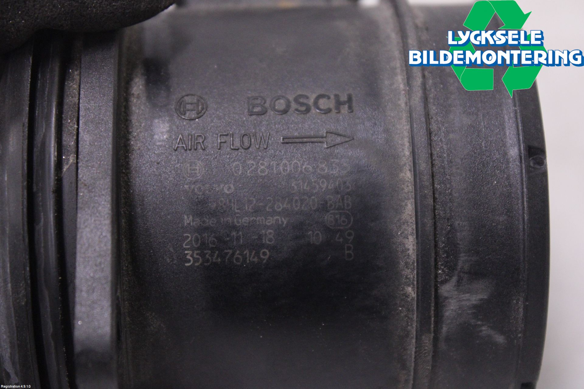 Volvo XC60 14-17 Injluftmassamätare