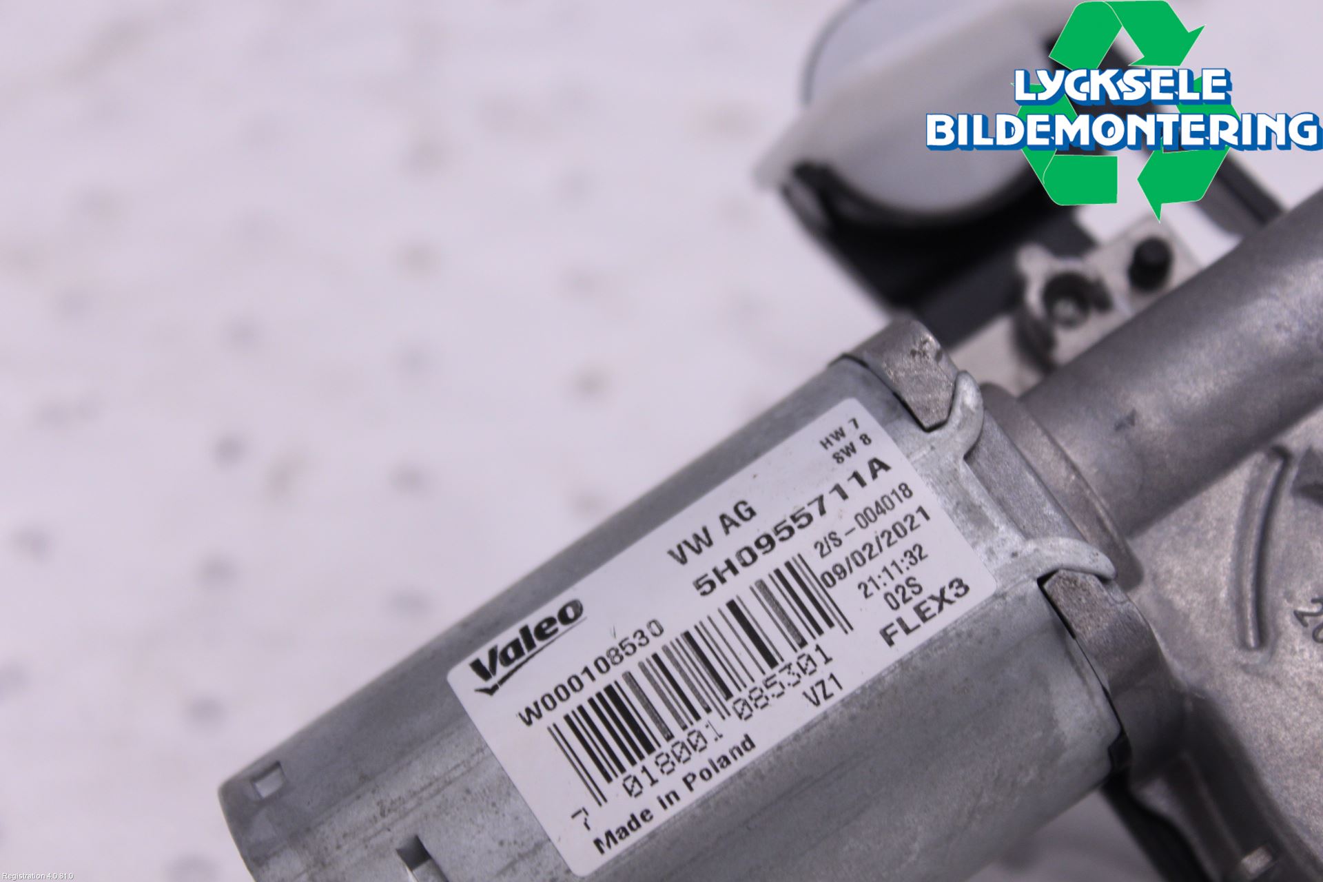 Volkswagen VW GOLF / E-GOLF VIII 20- Torkarmotor Baklucka