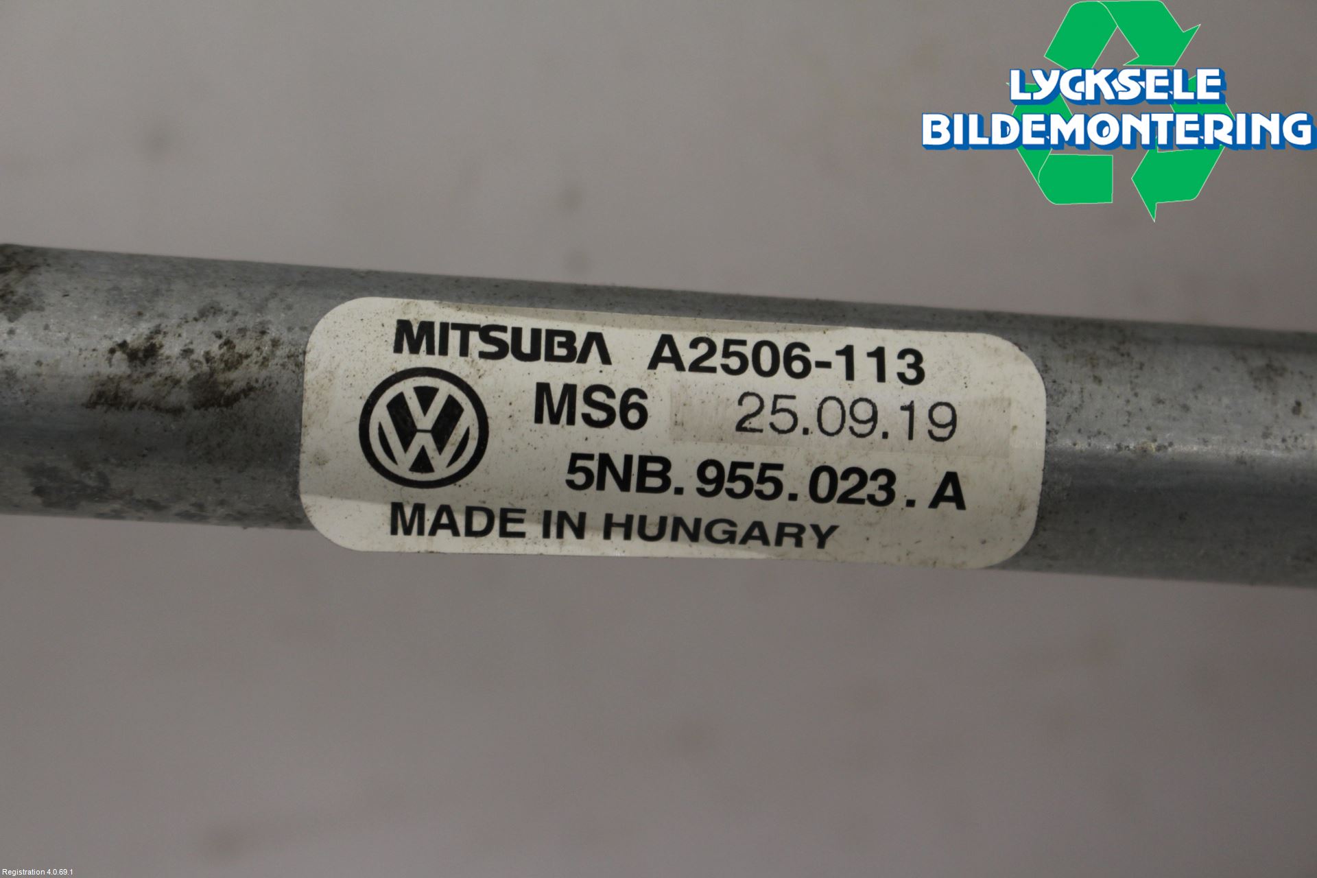 Volkswagen VW TIGUAN 16-24 Torkarmekanism Vindruta