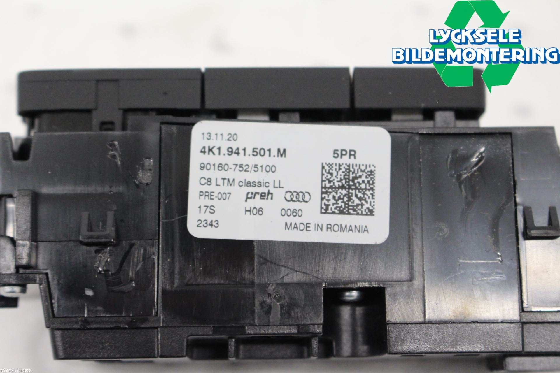 Audi A1 19- Strömställare Ljus