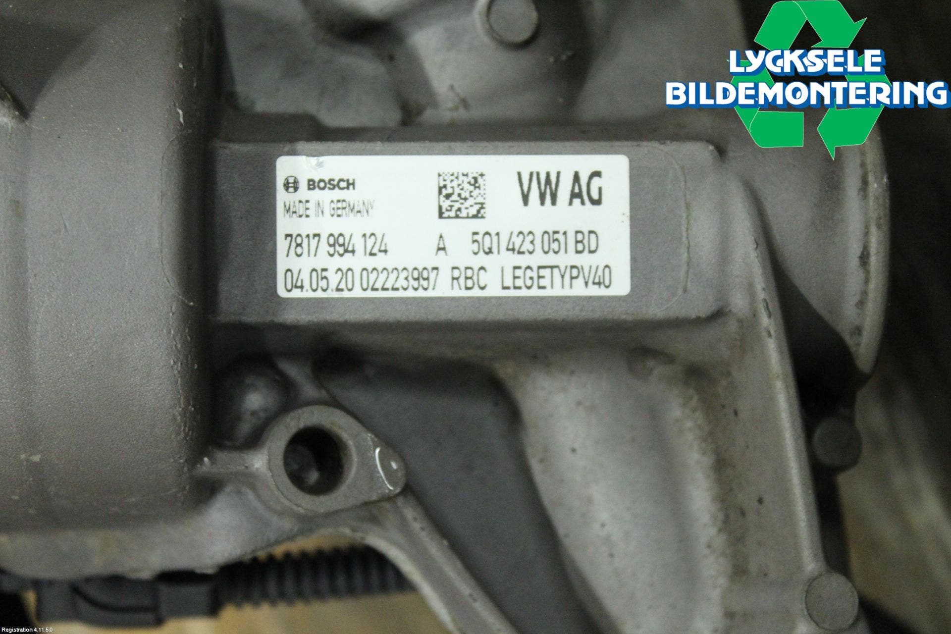 Volkswagen VW GOLF / E-GOLF VII 13-20 Styrväxel-Snäcka Elektrisk
