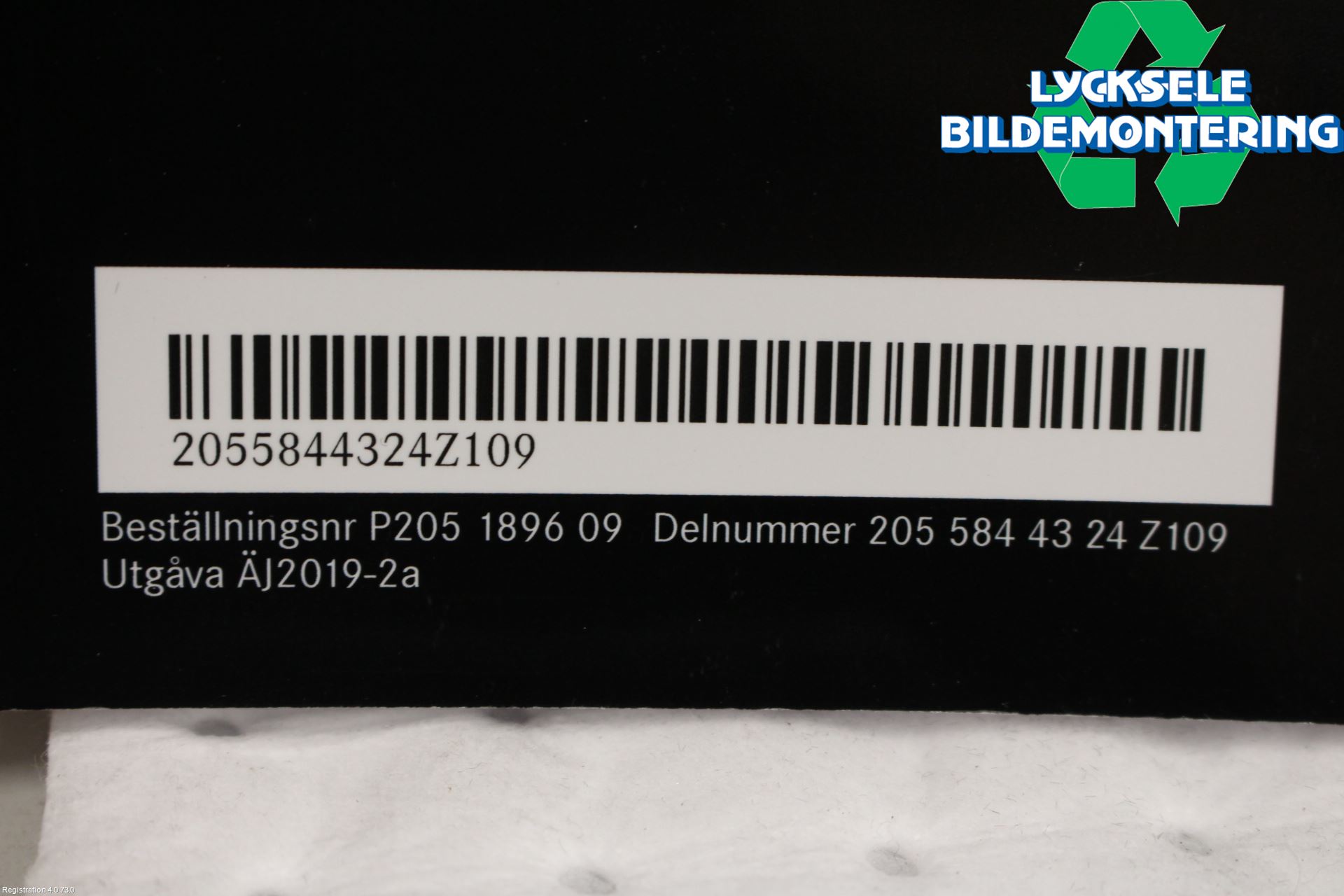 Mercedes-Benz MB C-KLASS (W205) 14-21 Instruktionsbok