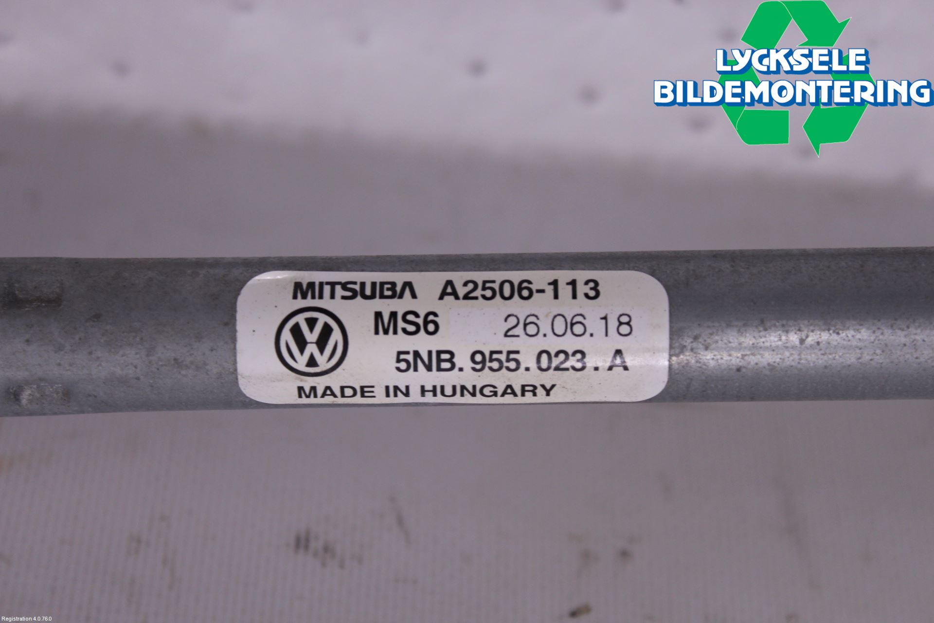 Volkswagen VW TIGUAN 16-24 Torkarmekanism Vindruta