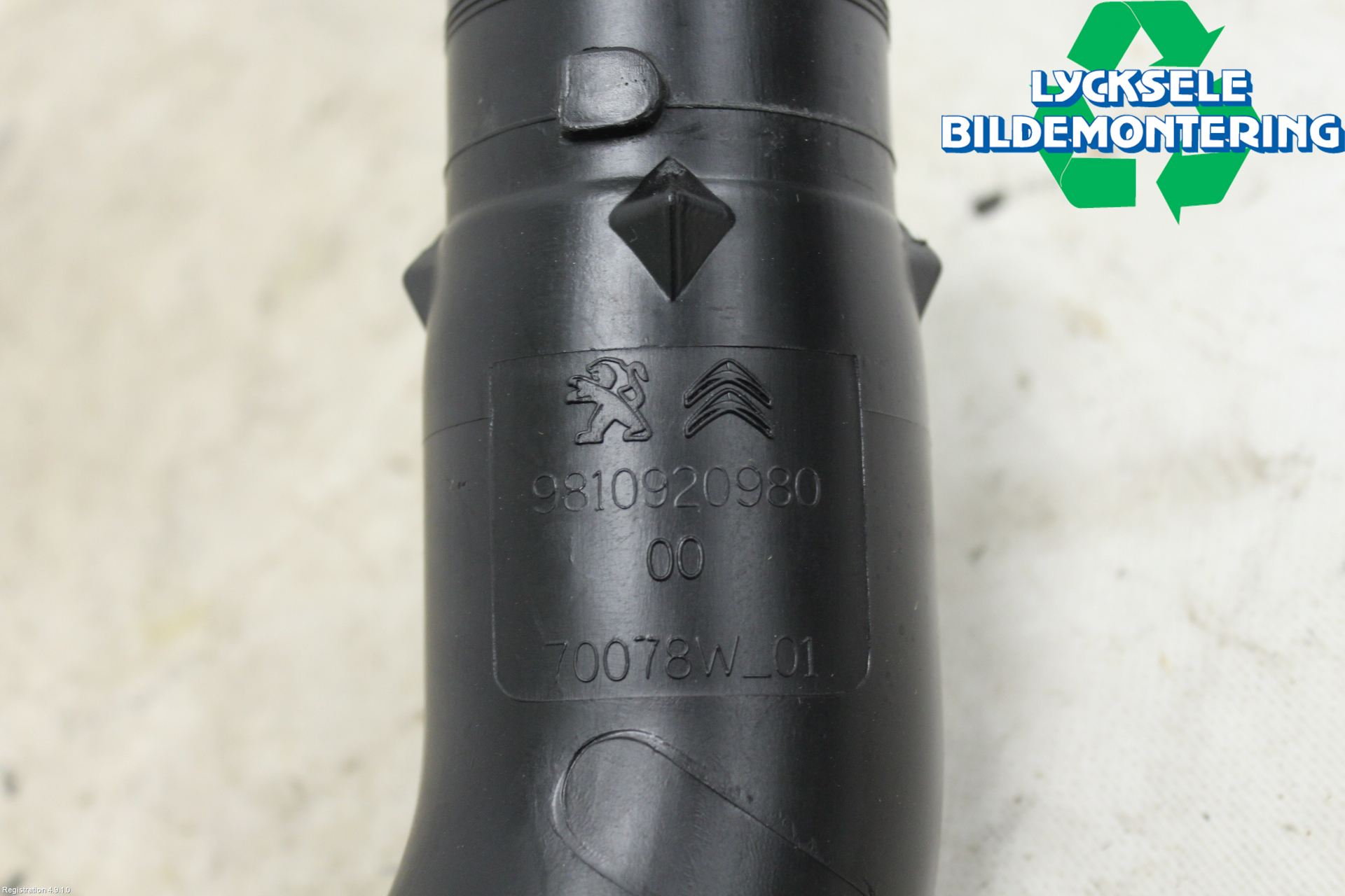 Opel ASTRA L 22- Laddluft-Intercoolerrör