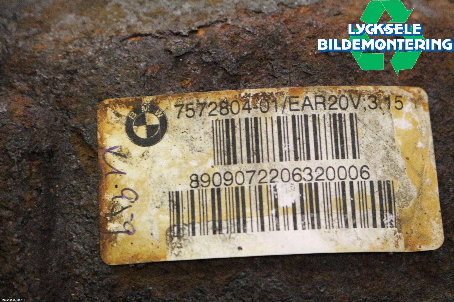 BMW 3 E90/91 SED/TOU 05-12 Bakväxel-Diff