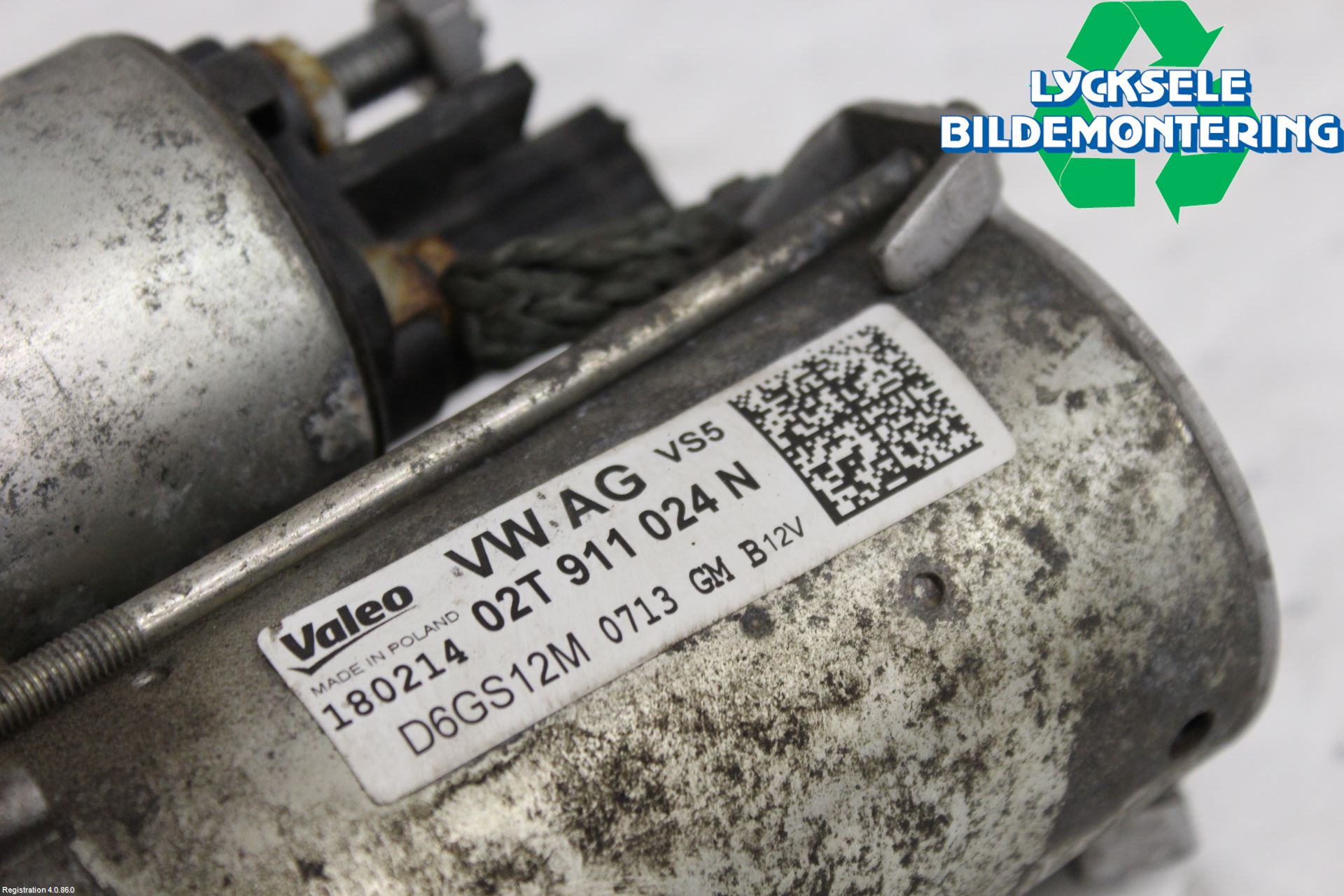 Volkswagen VW POLO 10-17 Startmotor