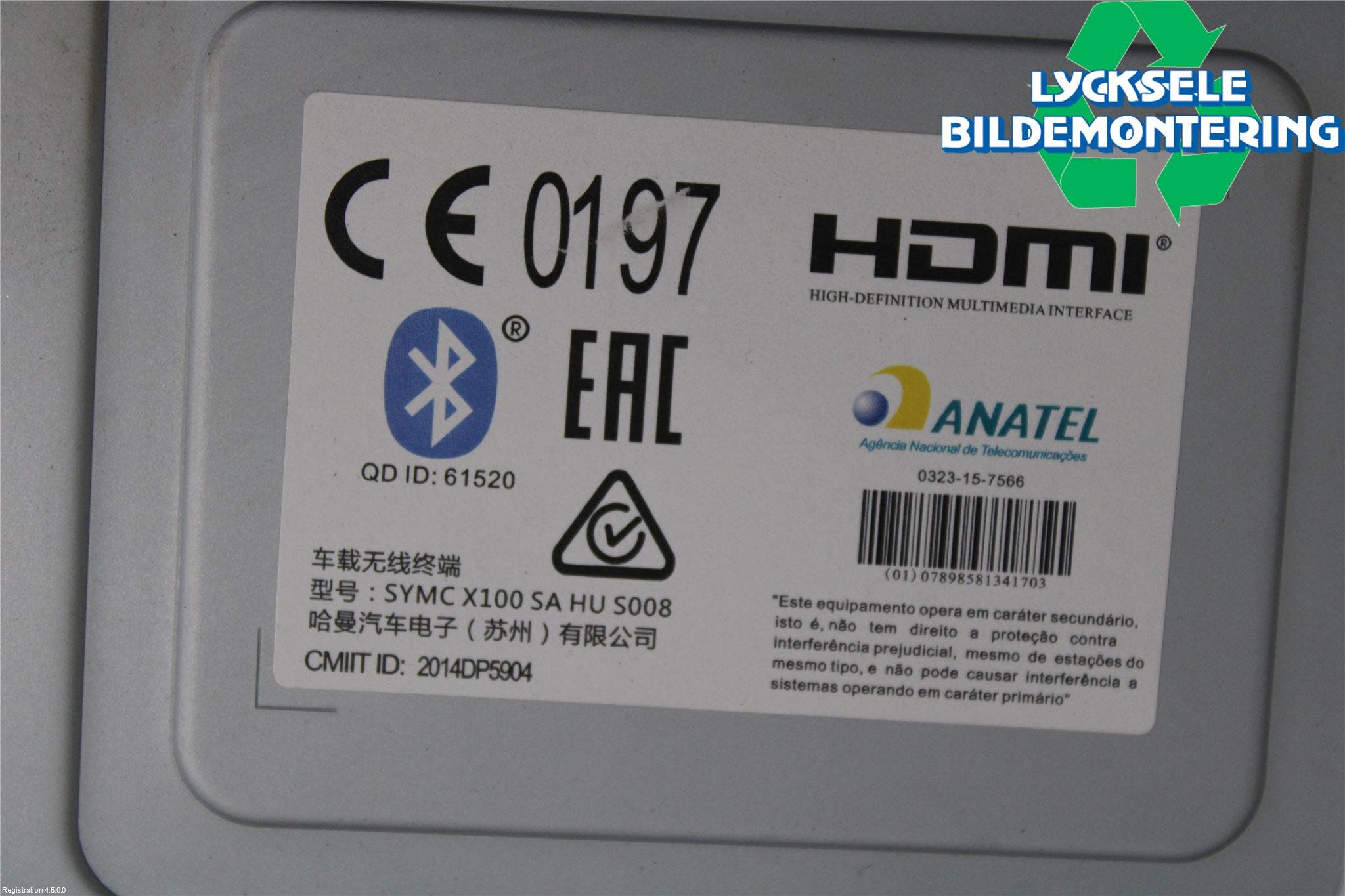 SsangYong SSANG YONG TIVOLI 17- Cd Radio - Multimediapanel