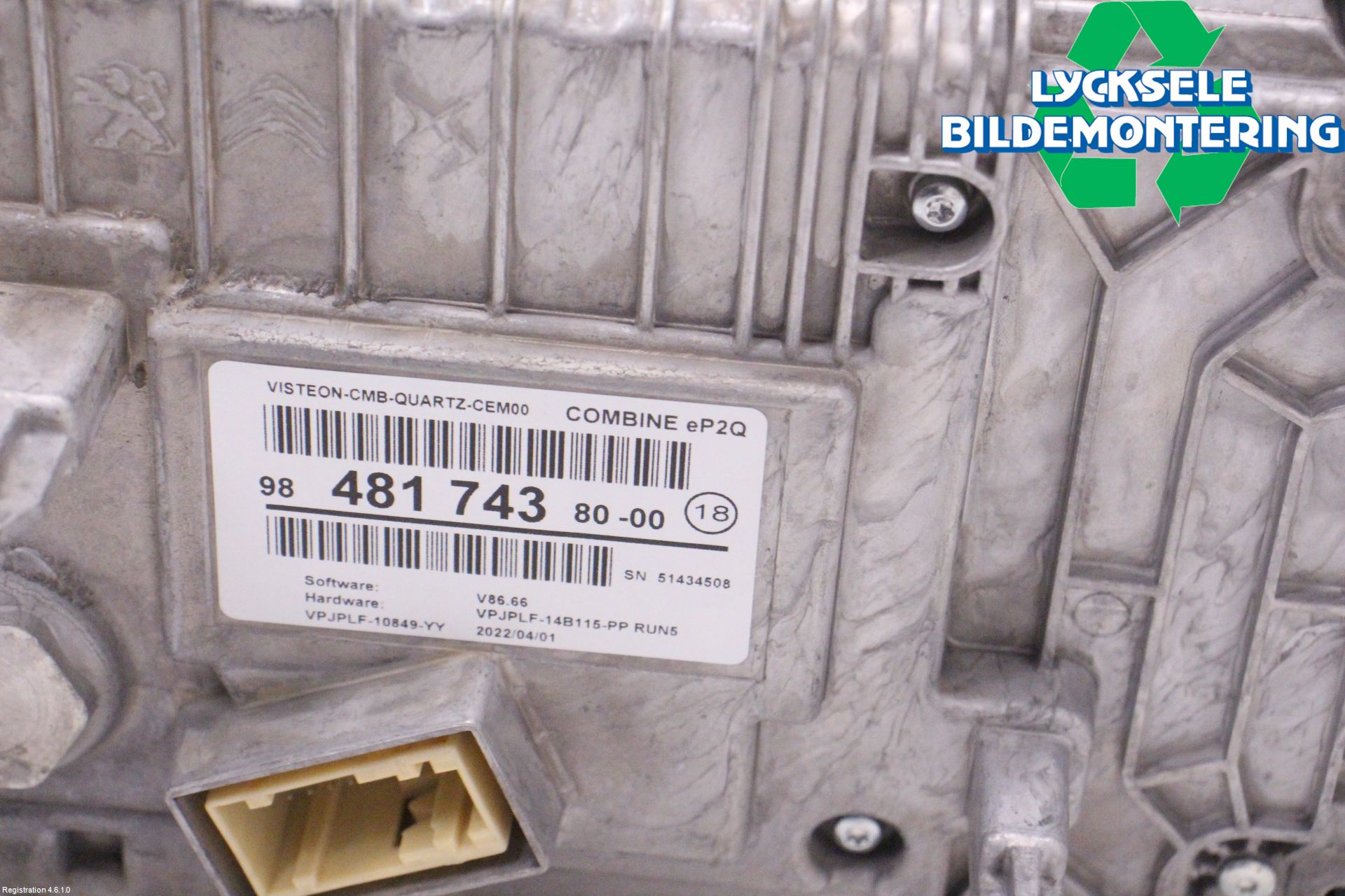 Peugeot 208/E-208 20- Instrument Komb