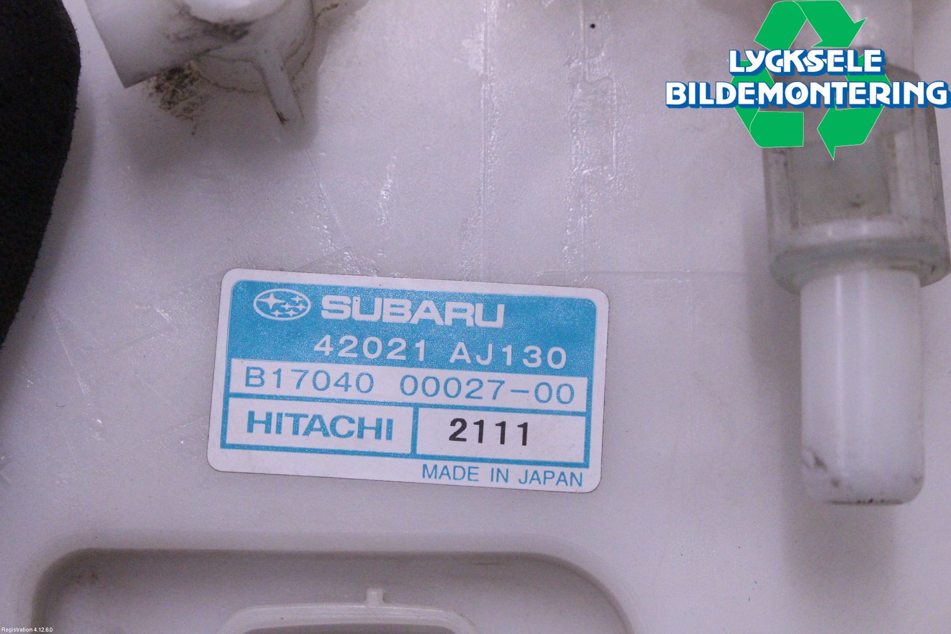 Subaru LEGACY 10-14 Bränslepump El
