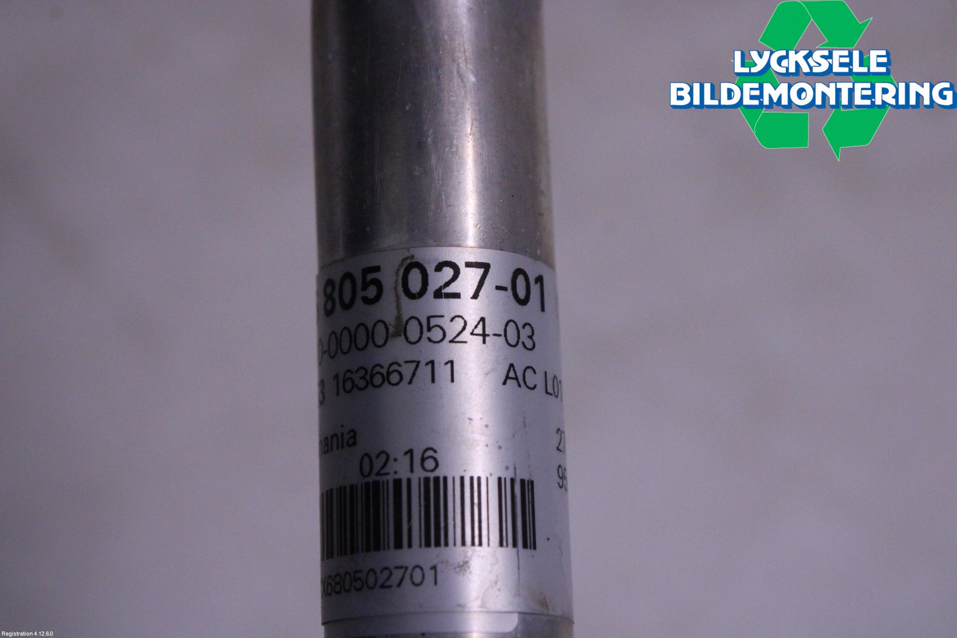 BMW 3 G20/G21/G80/G81 19- Ac Slang-Rör