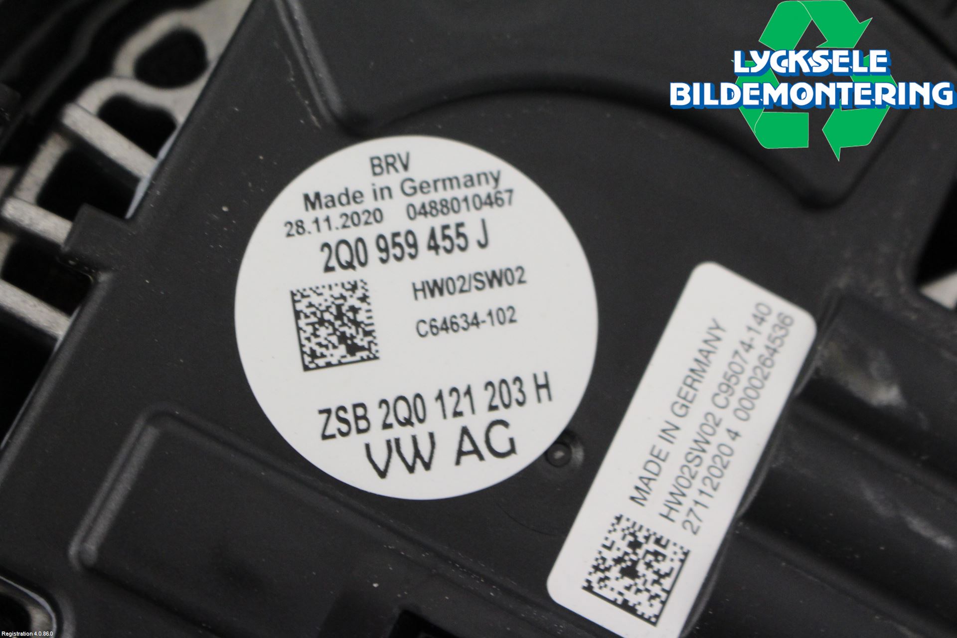 Audi A1 19- Kylfläkt El