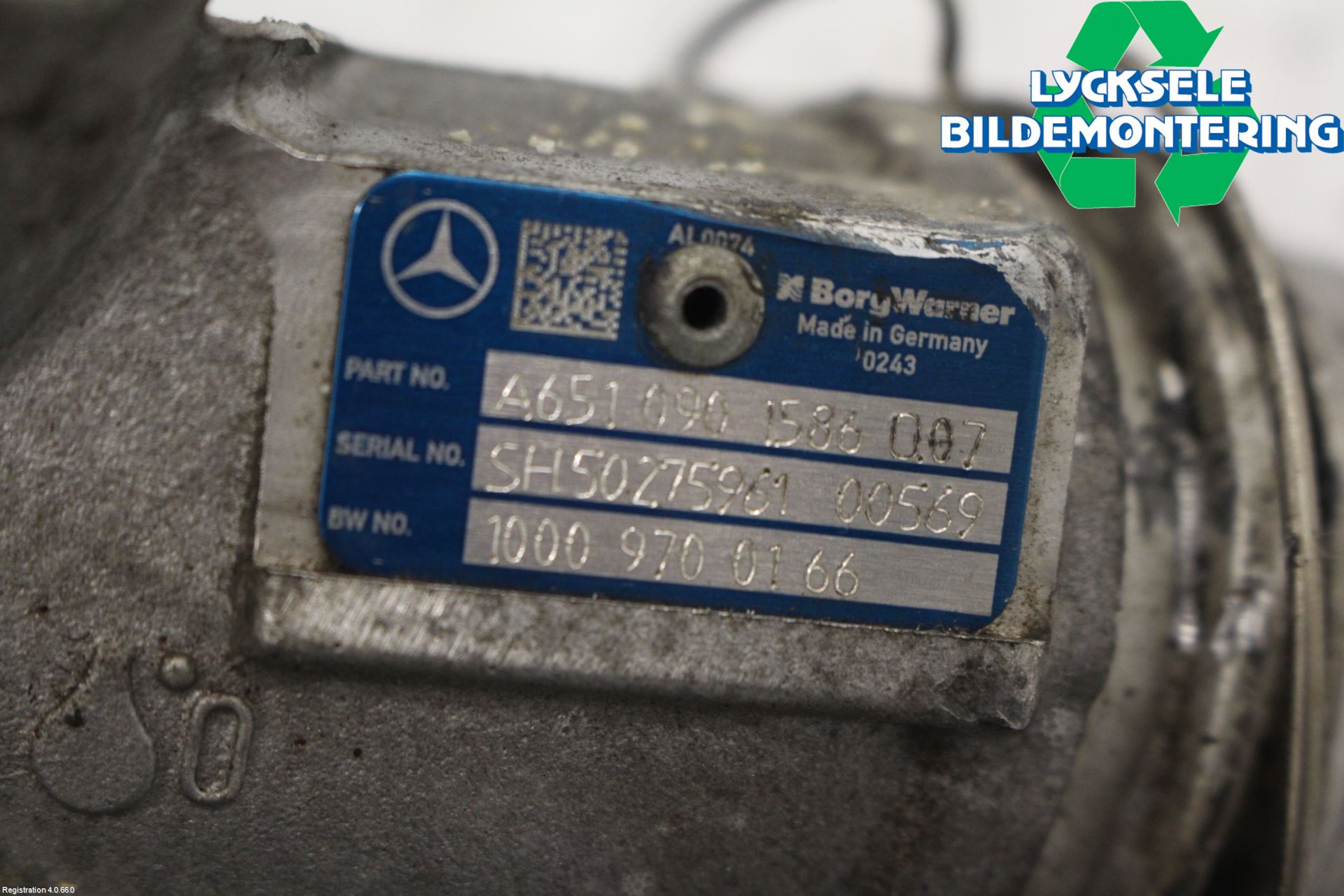Mercedes-Benz MB C-KLASS (W205) 14-21 Turboaggregat