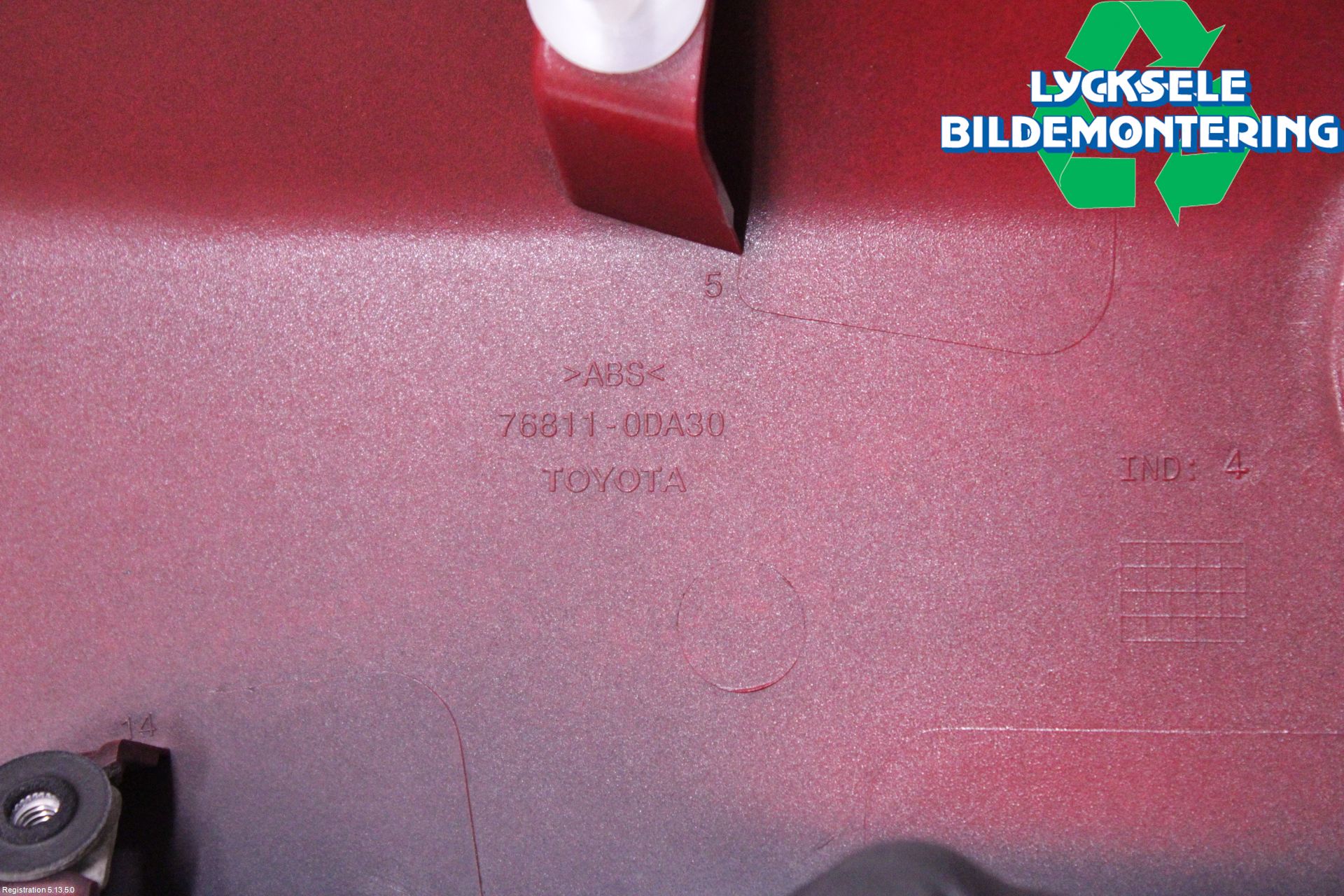 Toyota YARIS XP130 15-20 Reflexramp-Dekorramp