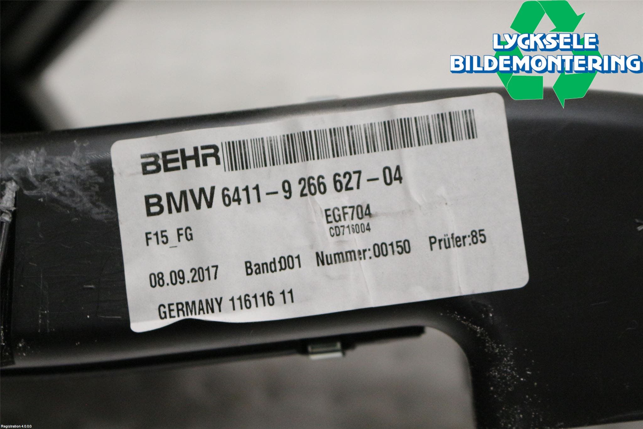 BMW X5 F15 13-18 Ac Värmefläkt