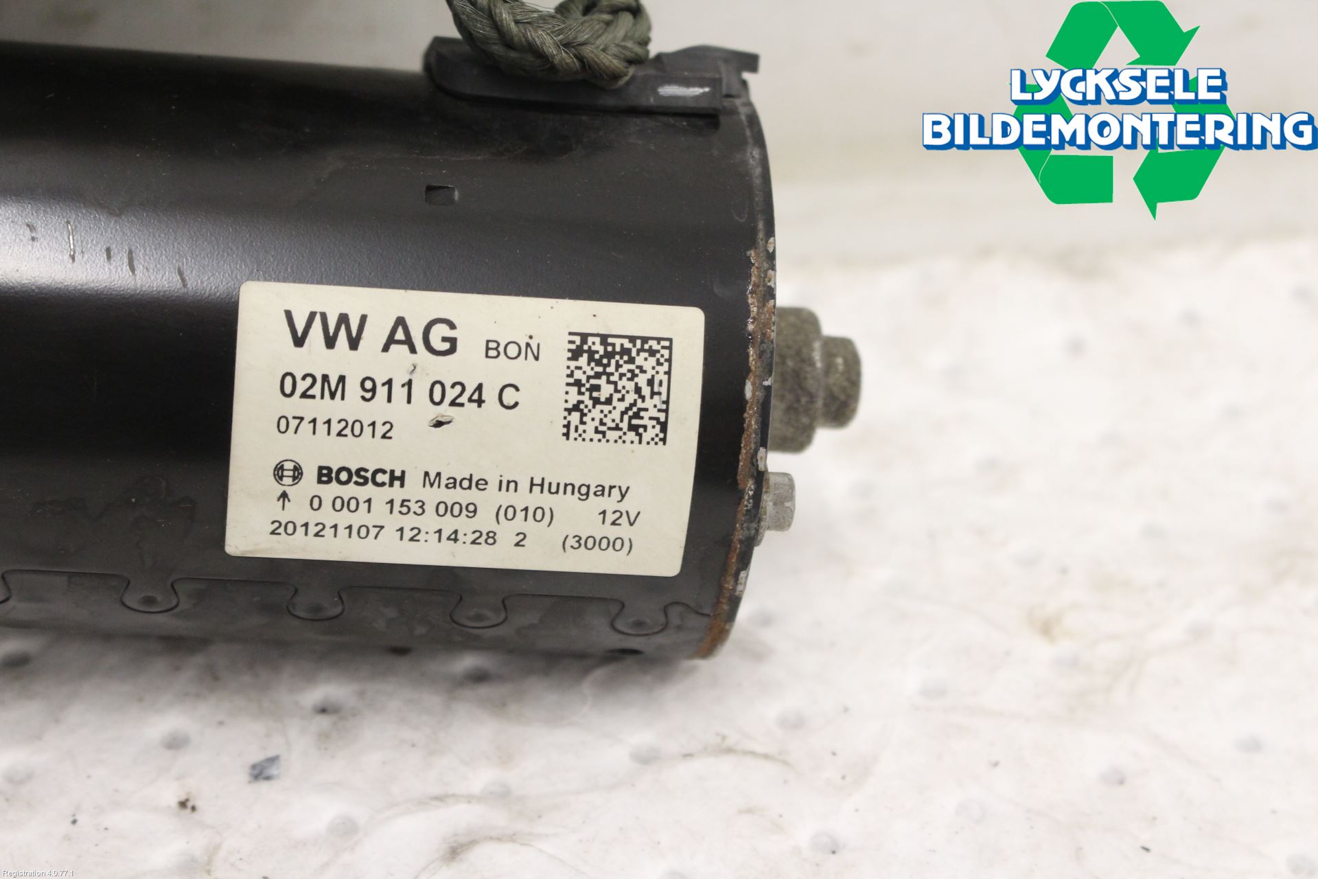 Audi Q3 8U 12-18 Startmotor Diesel