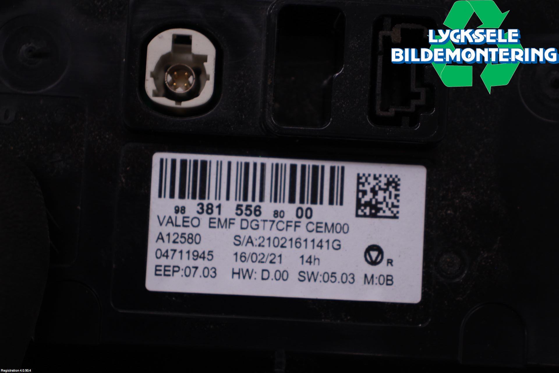 Peugeot 308 14-21 Multifunktionsdisplay