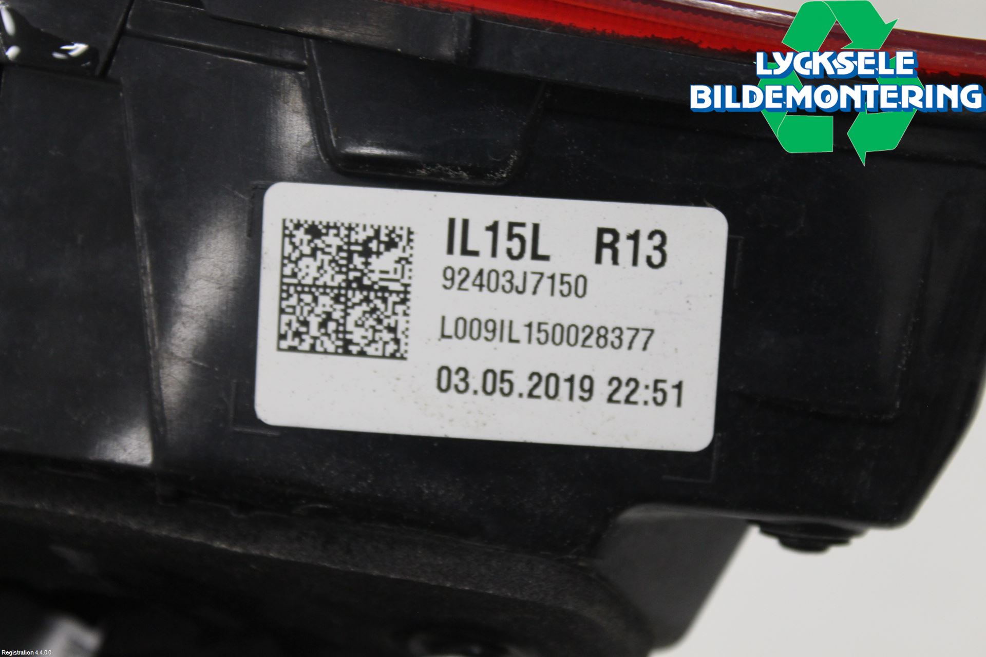 Kia CEED/CEED SW 19- Bakljus Lucka Vä