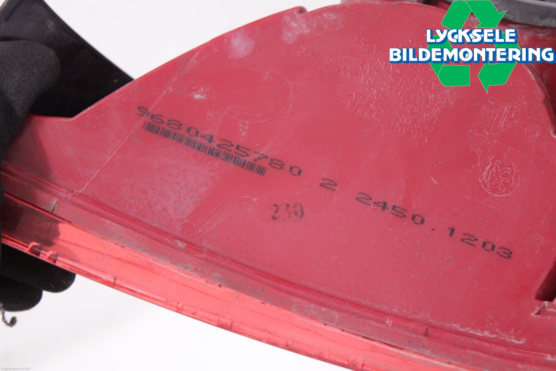 Peugeot 308 08-13 Bakljus Vänster