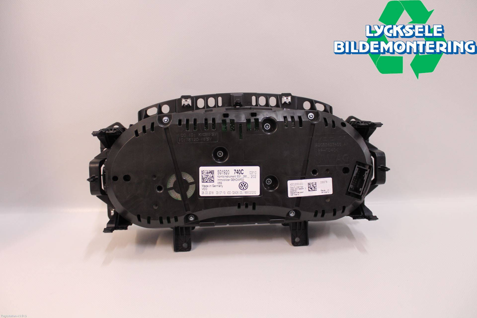 Volkswagen VW GOLF / E-GOLF VII 13-20 Instrument Komb