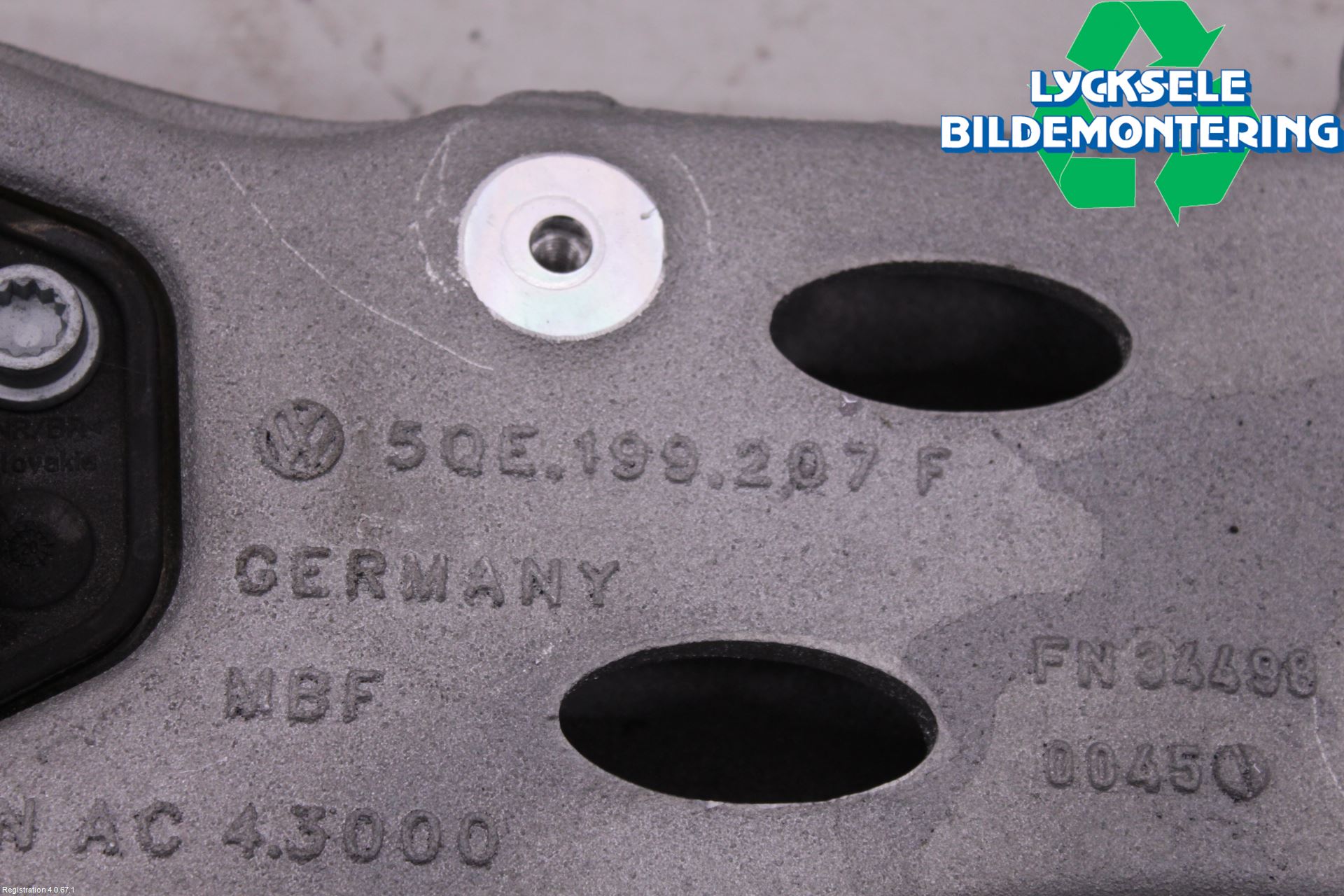 Volkswagen VW GOLF / E-GOLF VII 13-20 Motorbalk