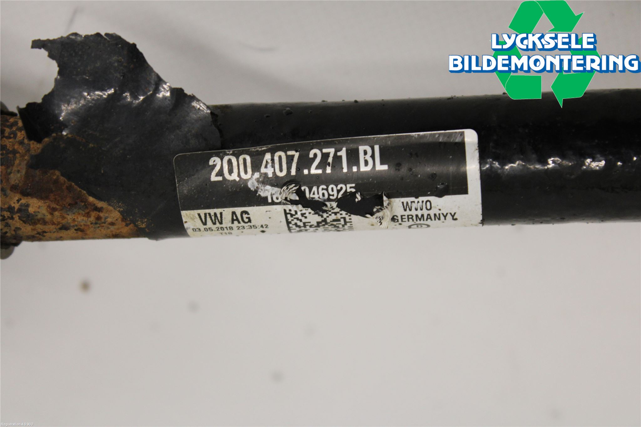 Volkswagen VW POLO VI 18->> Drivaxel Fram Vänster