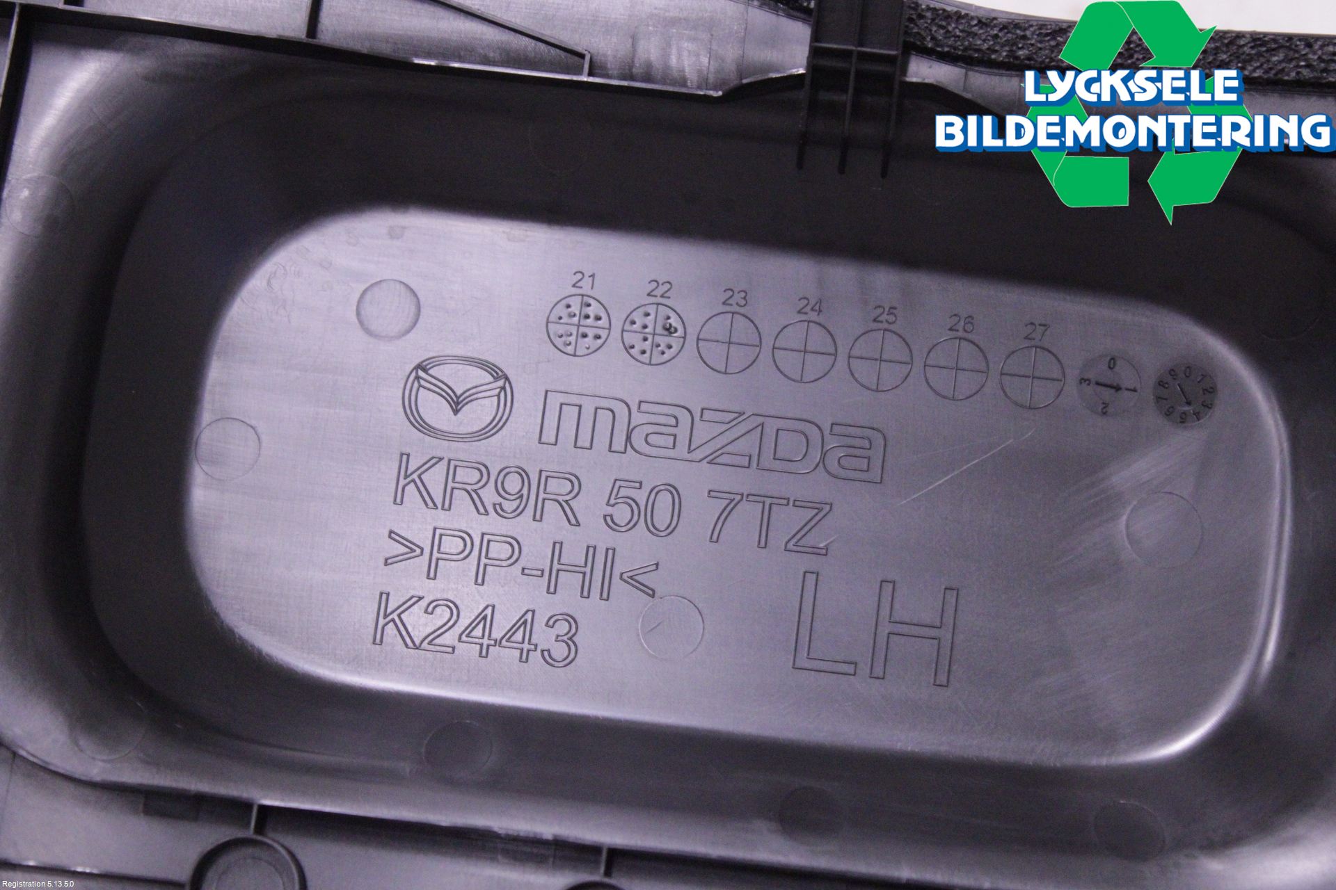 Mazda CX-60 22- Torpedplåt-Torpedplast