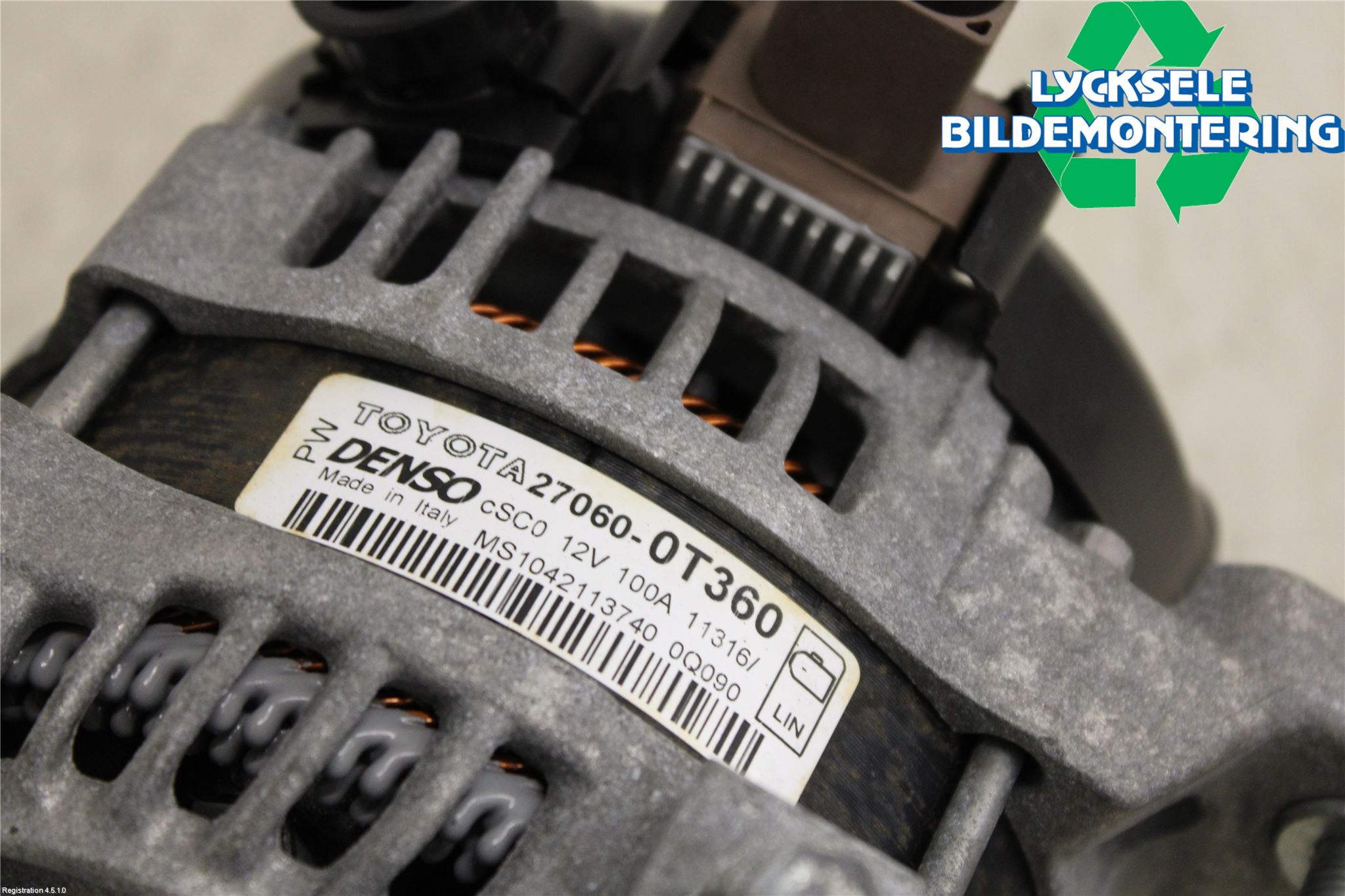 Toyota VERSO 09-18 Generator