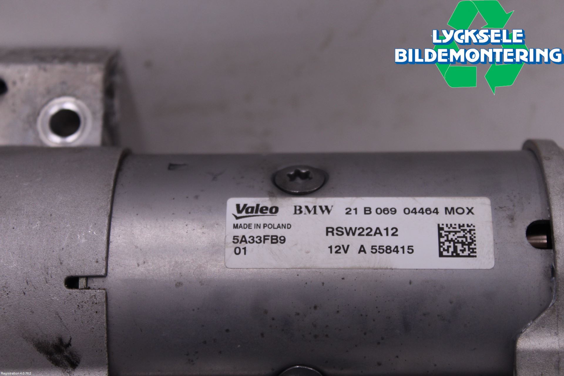 BMW 3 G20/G21/G80/G81 19- Startmotor Diesel