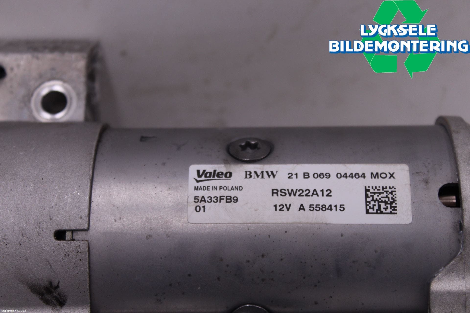 BMW 3 G20/G21/G80/G81 19- Startmotor Diesel