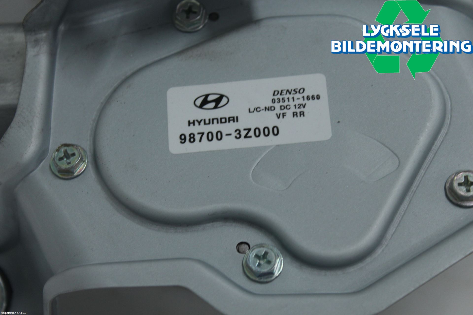 Hyundai i40 16-18 Torkarmotor Baklucka