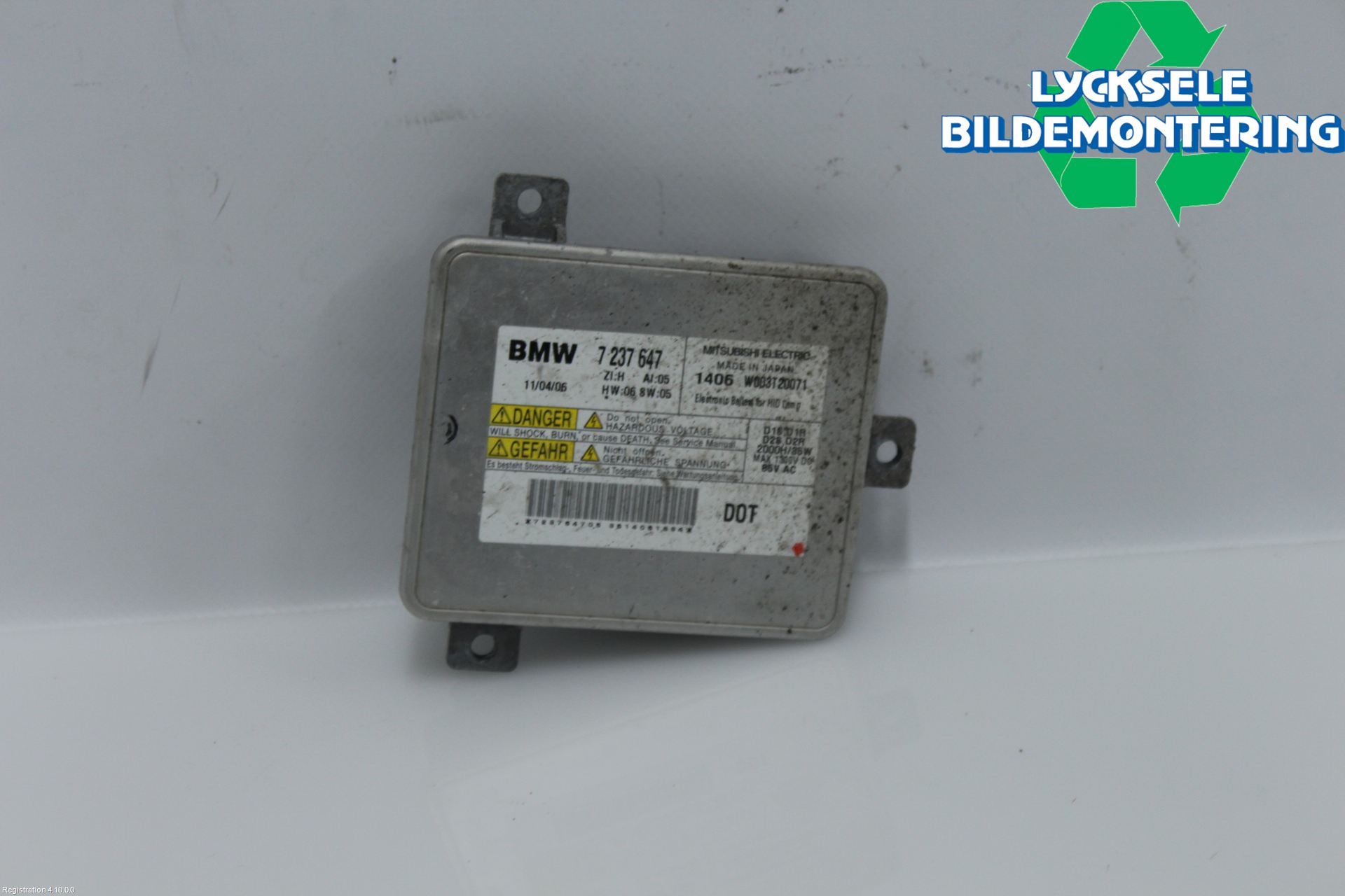 BMW X1 E84 10-15 Styrenhet Strålkastare