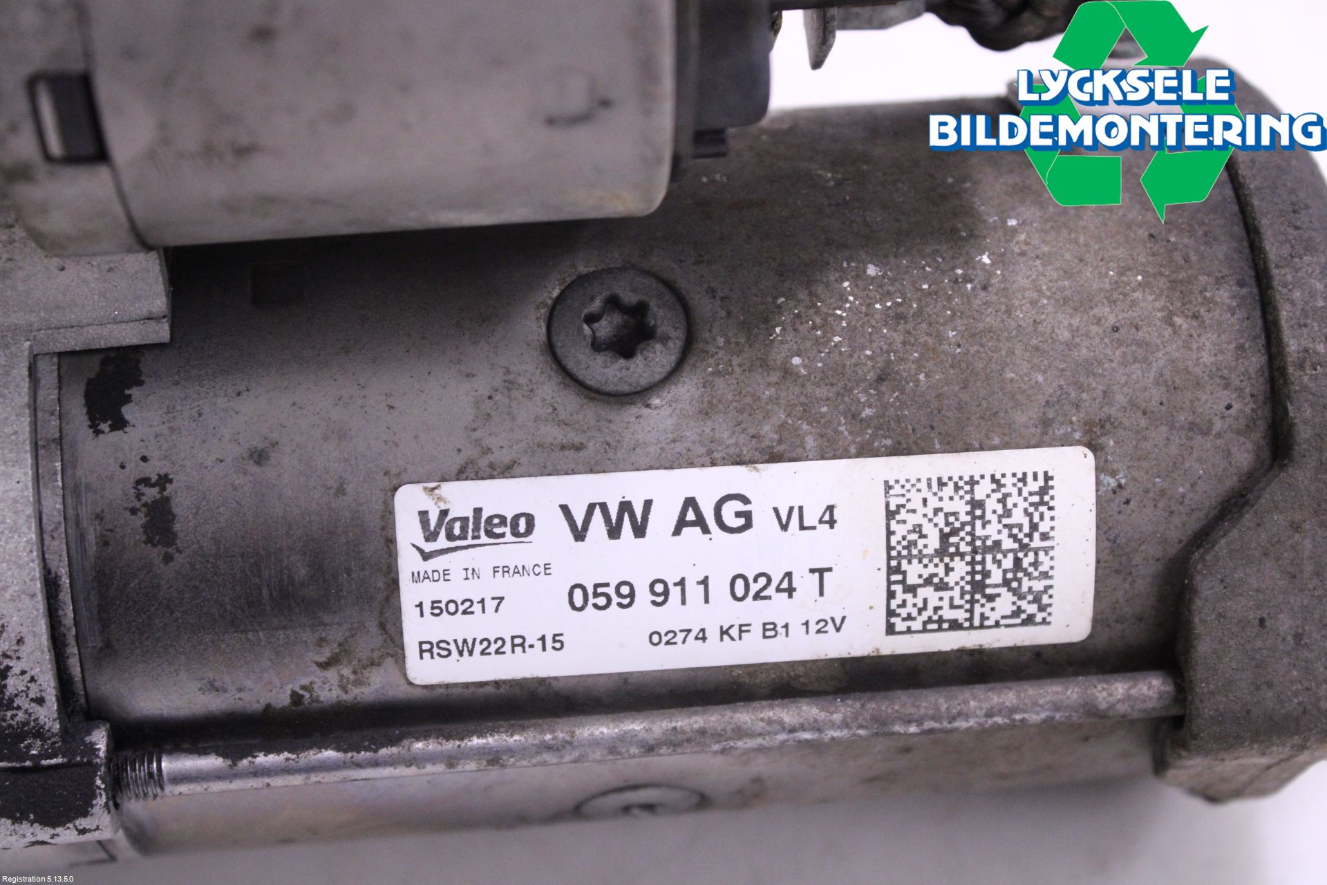 Volkswagen VW AMAROK 2H 10-22 Startmotor Diesel