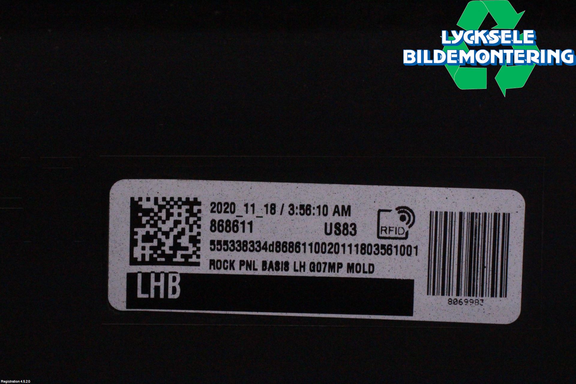 BMW X7 G07 19- Sidokjol Vä