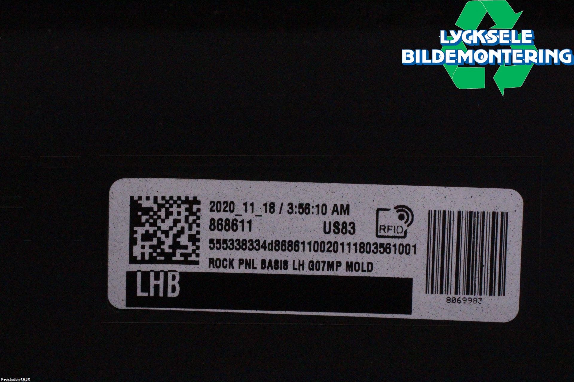 BMW X7 G07 19- Sidokjol Vä