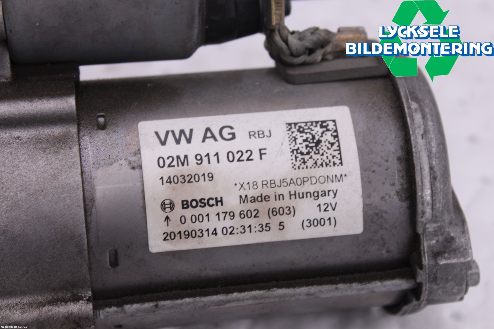 Skoda FABIA 15-21 Startmotor