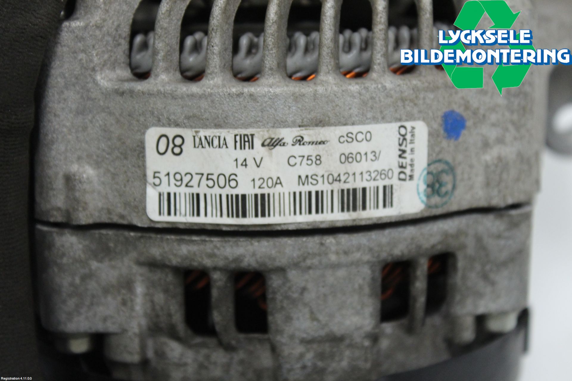 Fiat 500L 13-19 Generator